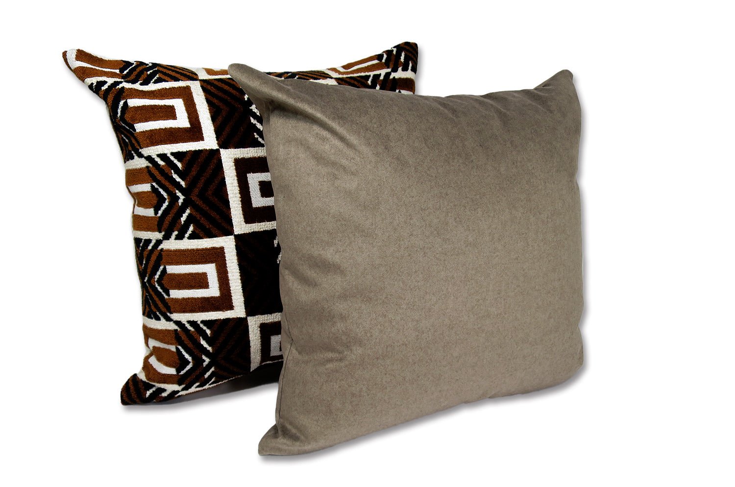 艶やかなベルベット調 撥水機能 ペット対応 クッションカバー(グレージュ) 45×45cm - HOUSE OF JAPAN Shop