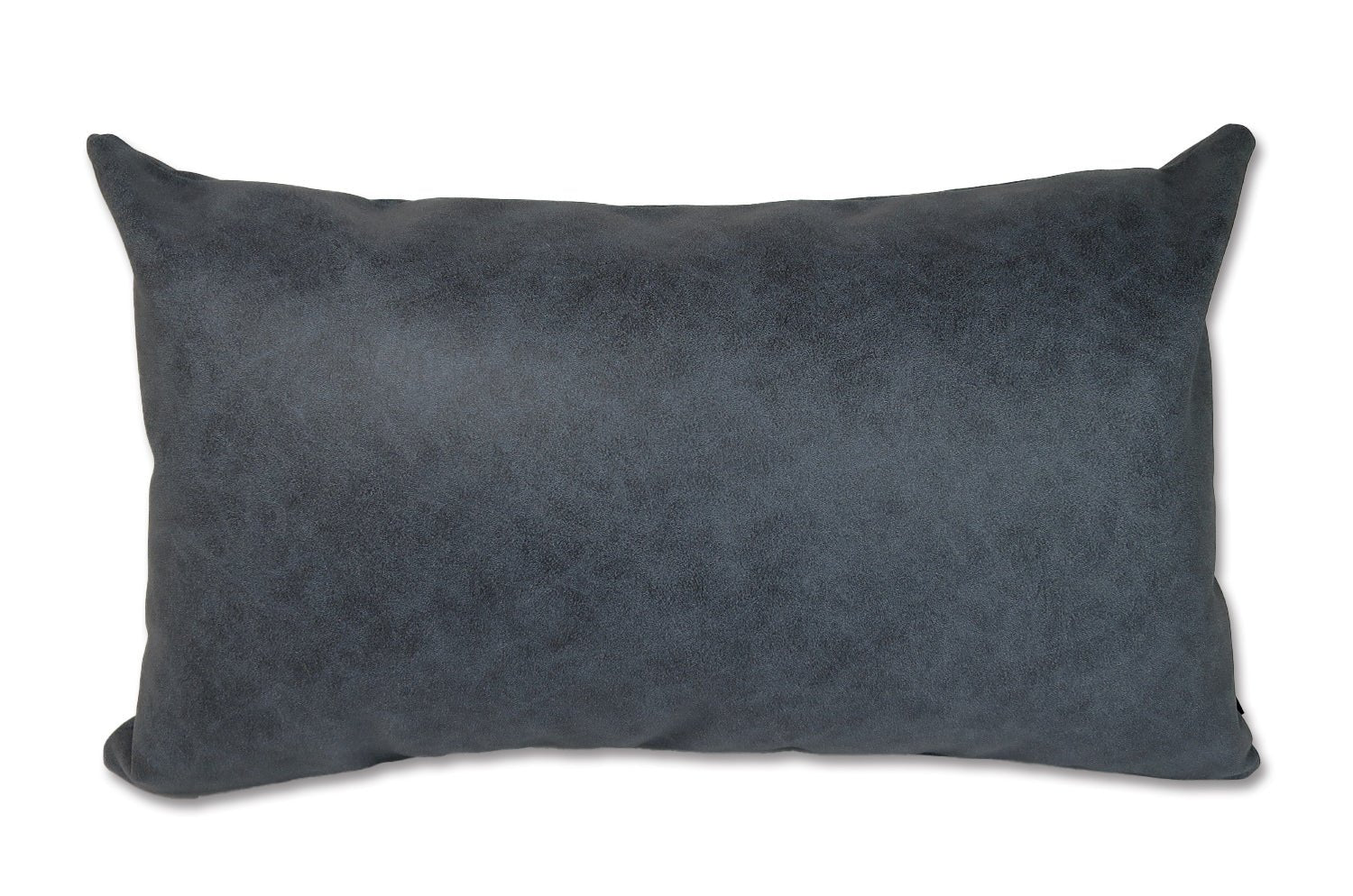 高級感 レザー調 セミマット ウォシャブル クッション (ネイビー) 50×30cm 中材付 - HOUSE OF JAPAN Shop