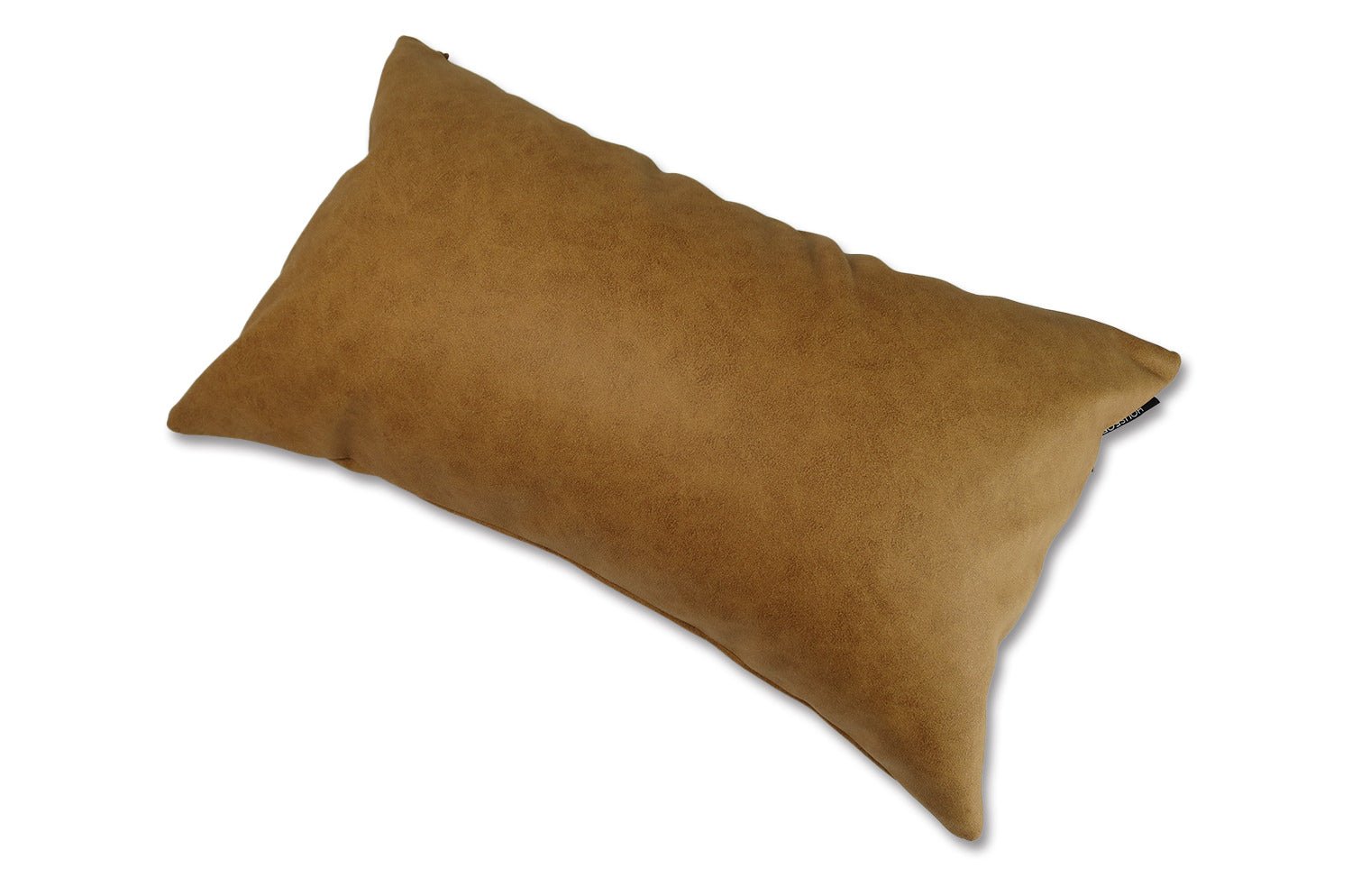 高級感 レザー調 セミマット ウォシャブル クッション (ブラウン) 50×30cm 中材付 - HOUSE OF JAPAN Shop