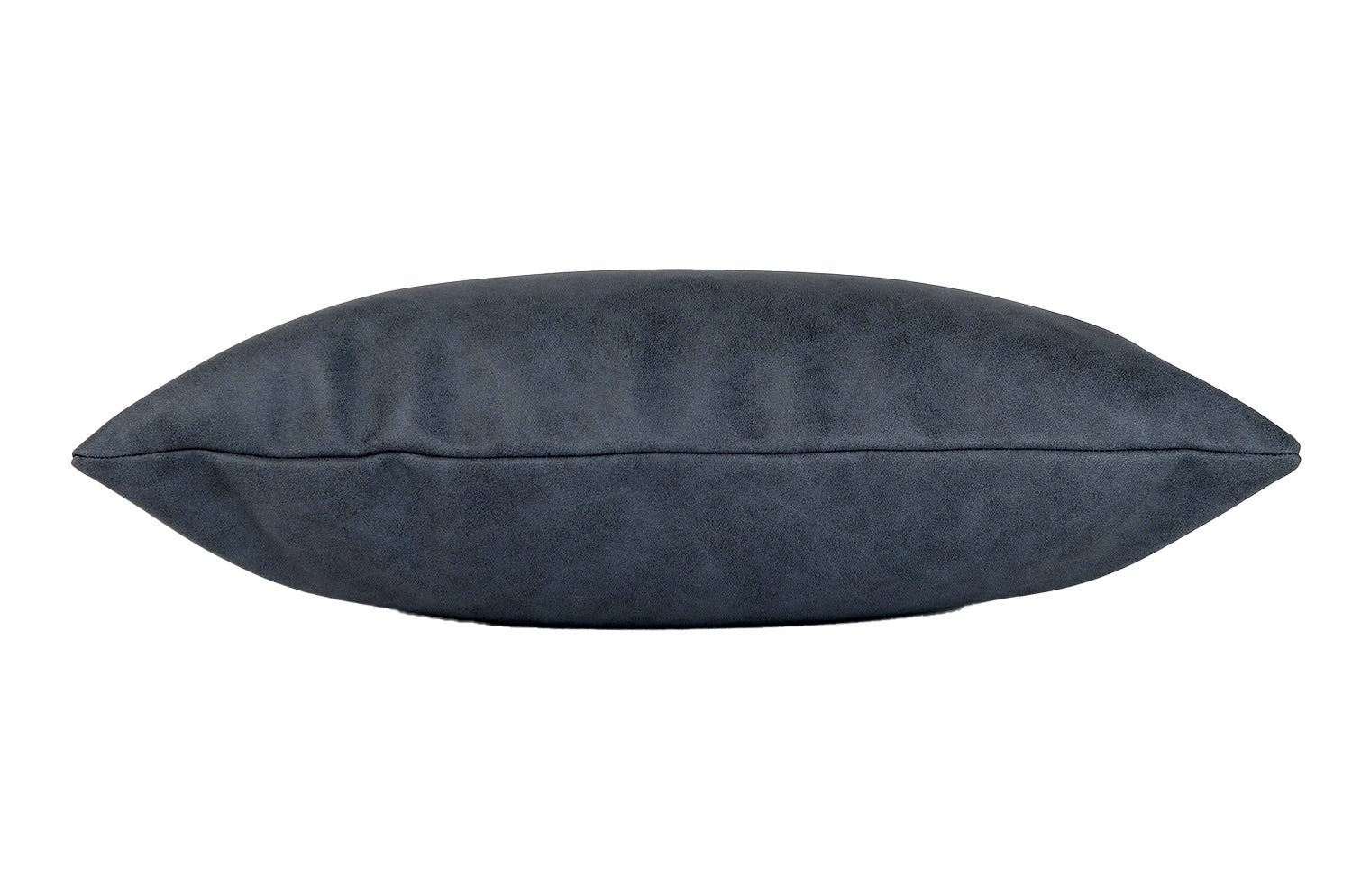 高級感 レザー調 セミマット ウォシャブル クッション (ネイビー) 50×30cm 中材付 - HOUSE OF JAPAN Shop