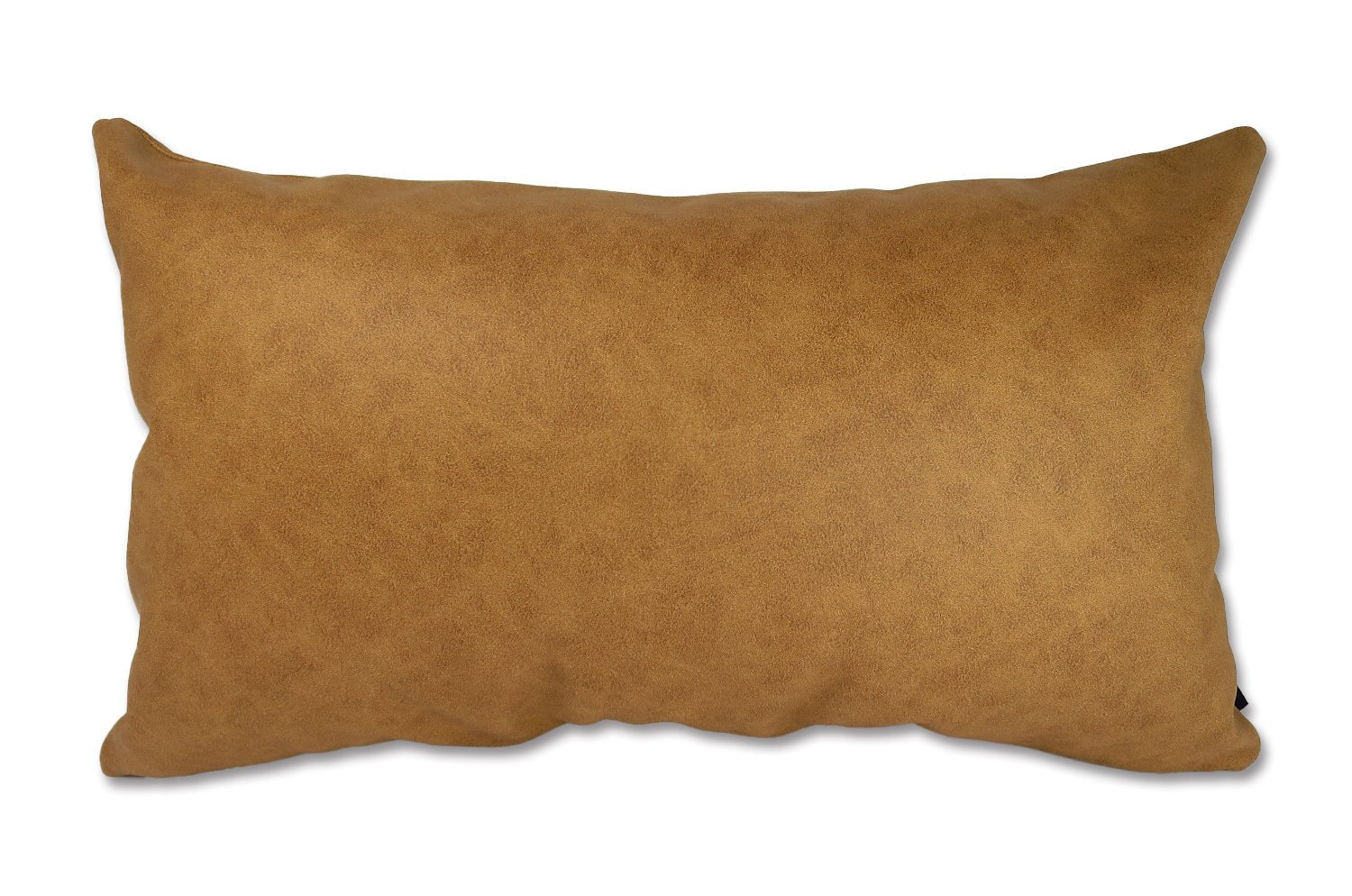 高級感 レザー調 セミマット ウォシャブル クッション (ブラウン) 50×30cm 中材付 - HOUSE OF JAPAN Shop