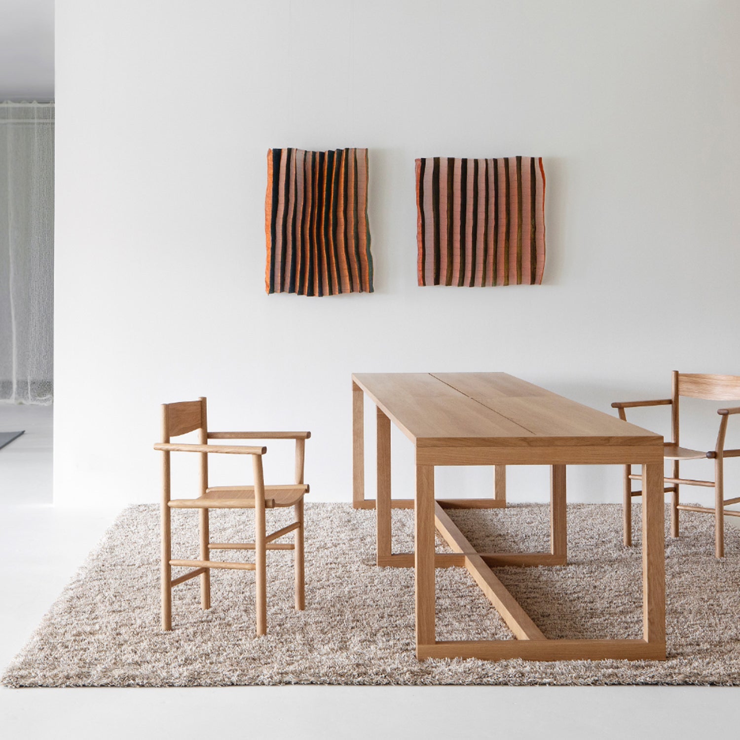 AKADEMIA ARMCHAIR アカデミア アームチェア (Warm Oak)|NIKARI - HOUSE OF JAPAN Shop