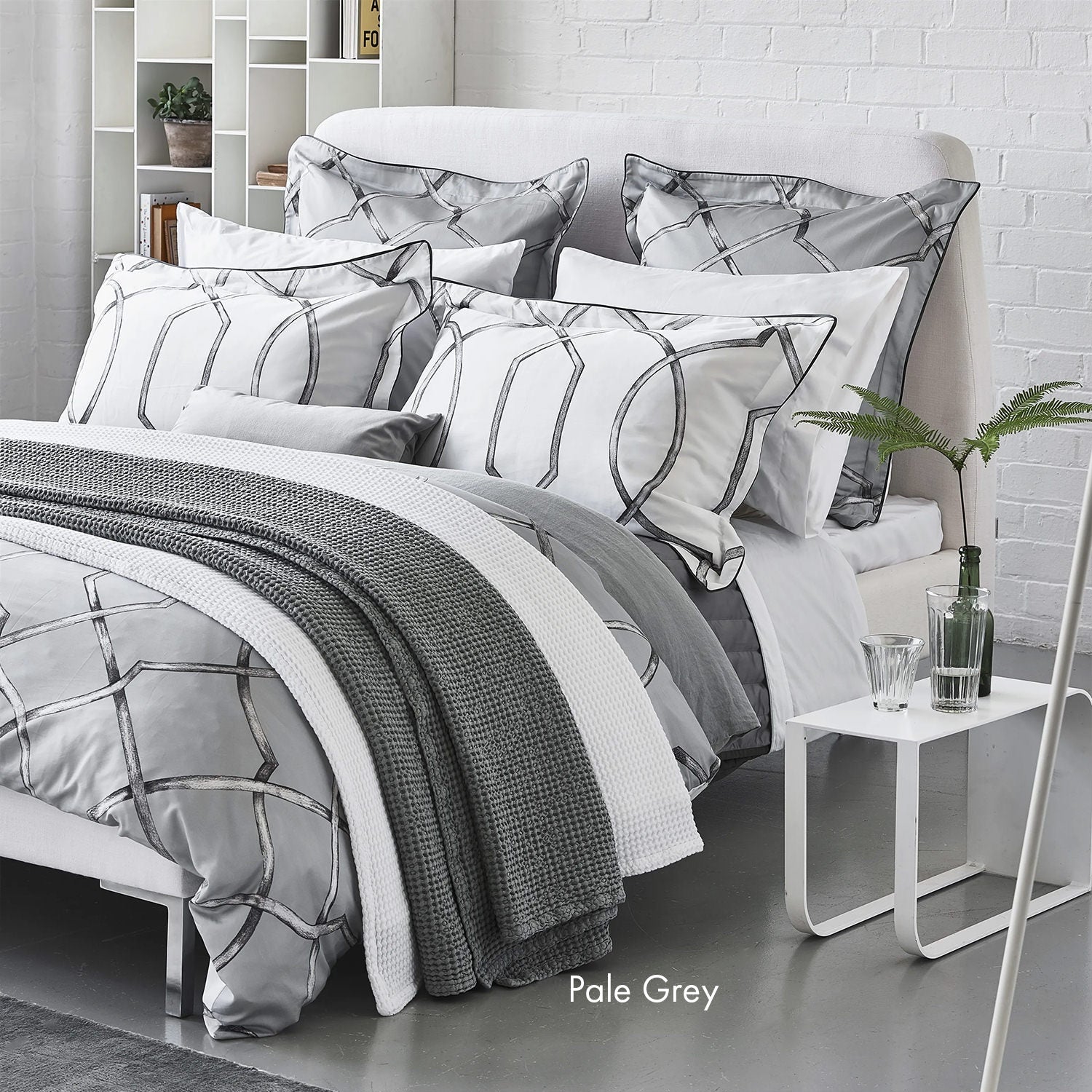 Alba Alabaster Cotton Throw アルバ スロー|Designers Guild(デザイナーズギルド) - HOUSE OF JAPAN Shop