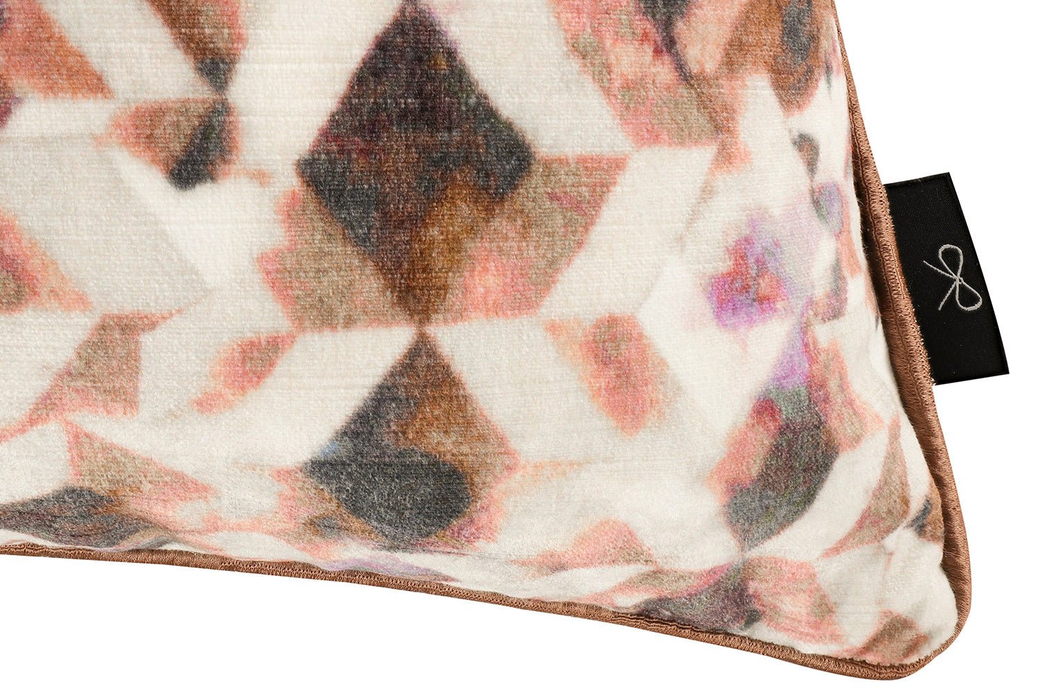 【海外取寄品】BLACK edition(ブラックエディション) Kaleido クッション(Rosewood) 55x55cm 中材付 - HOUSE OF JAPAN Shop