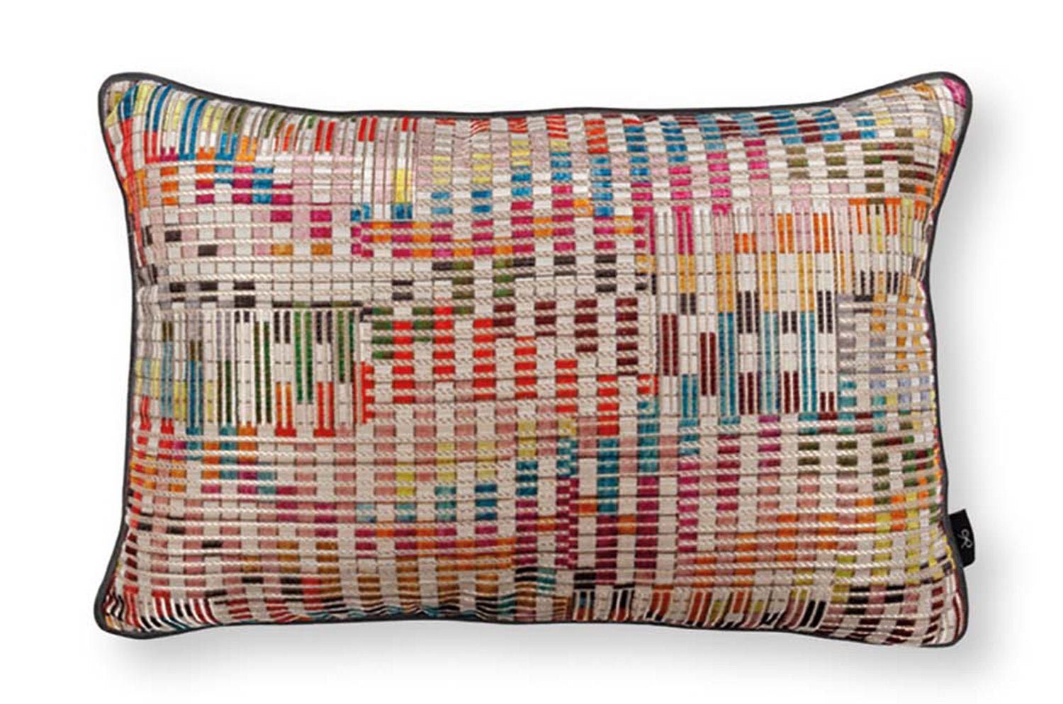 【海外取寄品】BLACK edition(ブラックエディション) Nyoka クッション(Multi) 60x40cm 中材付 - HOUSE OF JAPAN Shop