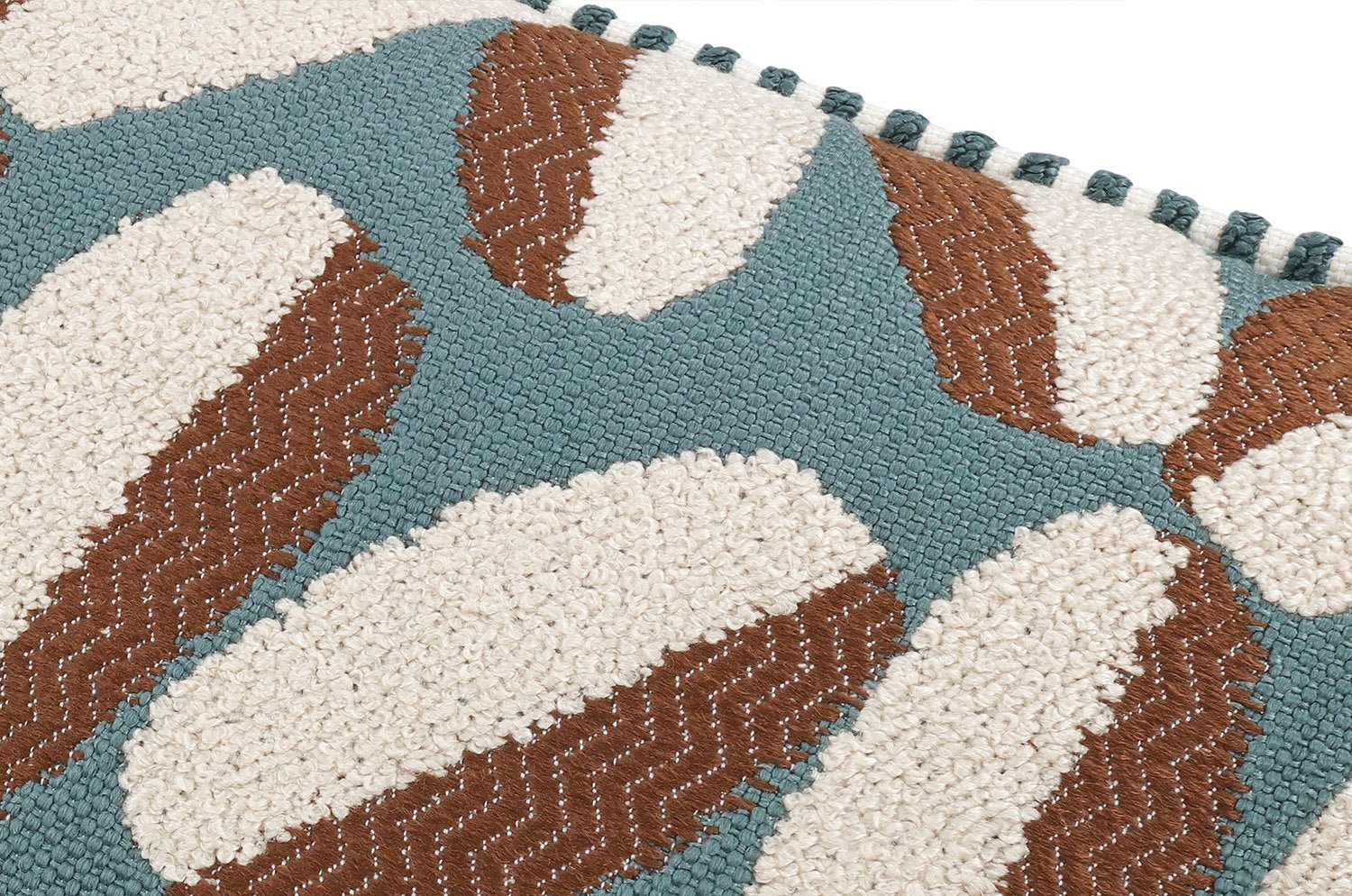 【海外取寄品】BLACK edition(ブラックエディション) Timor Outdoor クッション(Caspian) 55x55cm 中材付 - HOUSE OF JAPAN Shop