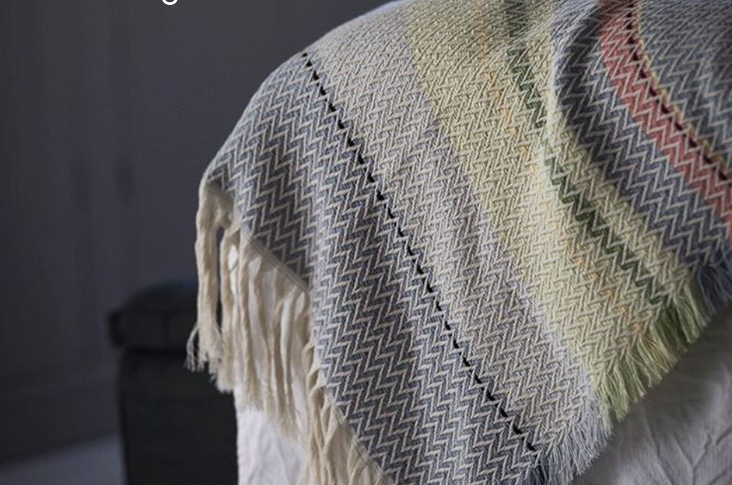 Bunad Blanket (multi color) ブーナッド ブランケット マルチカラー|Fram Oslo(フラムオスロ) - HOUSE OF JAPAN Shop