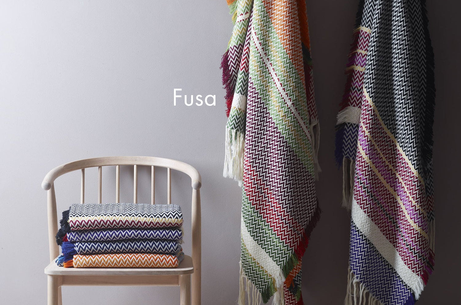 Bunad Blanket (multi color) ブーナッド ブランケット マルチカラー|Fram Oslo(フラムオスロ) - HOUSE OF JAPAN Shop