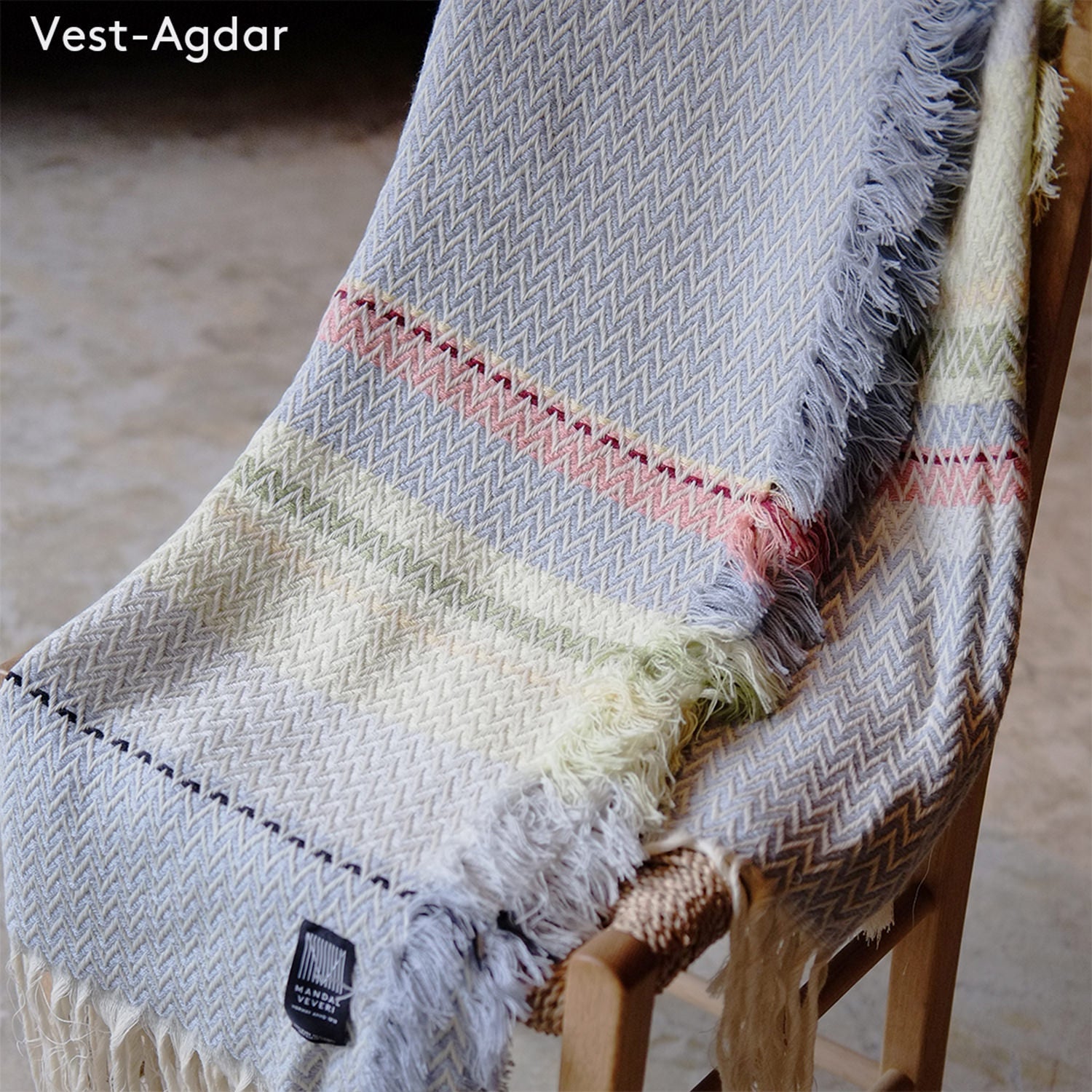 Bunad Blanket (multi color) ブーナッド ブランケット マルチカラー|Fram Oslo(フラムオスロ) - HOUSE OF JAPAN Shop