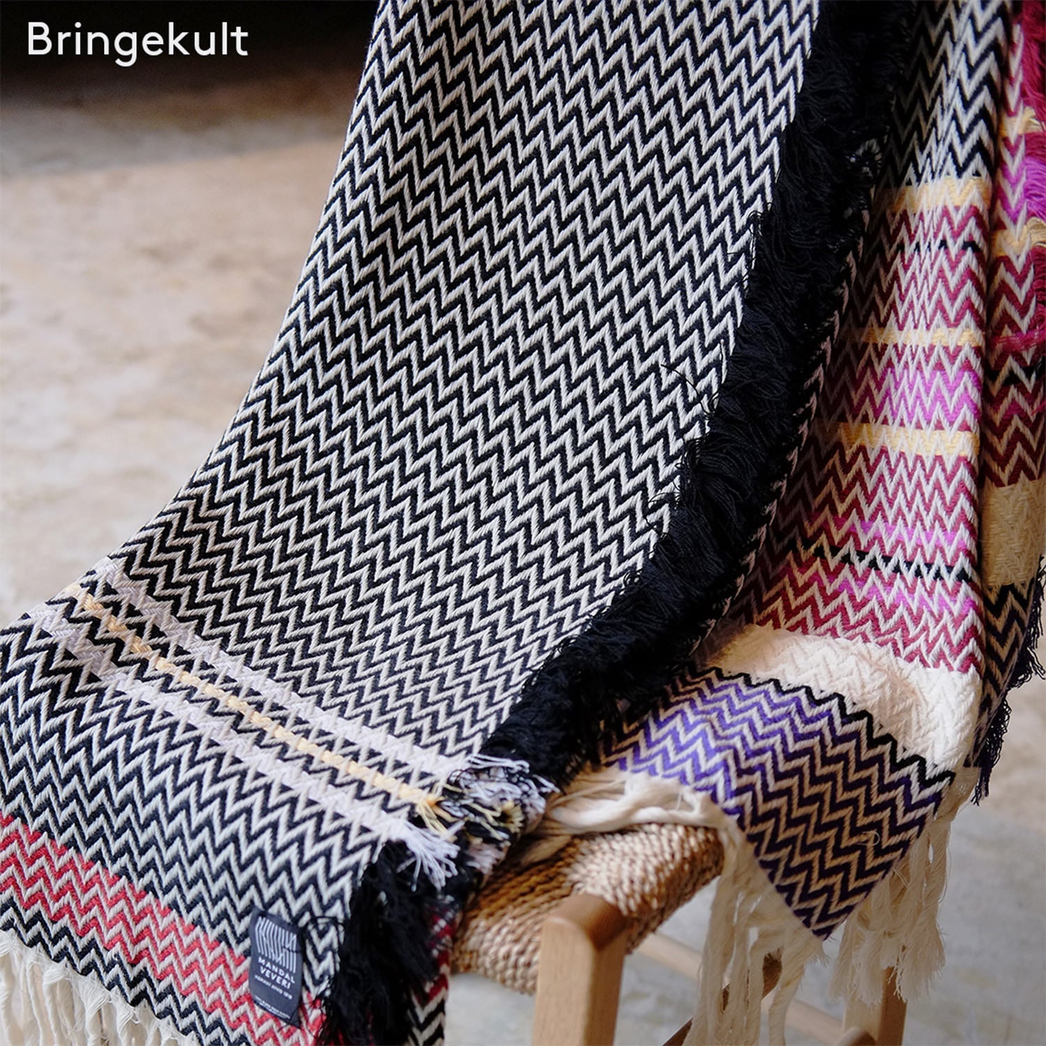 Bunad Blanket (multi color) ブーナッド ブランケット マルチカラー|Fram Oslo(フラムオスロ) - HOUSE OF JAPAN Shop