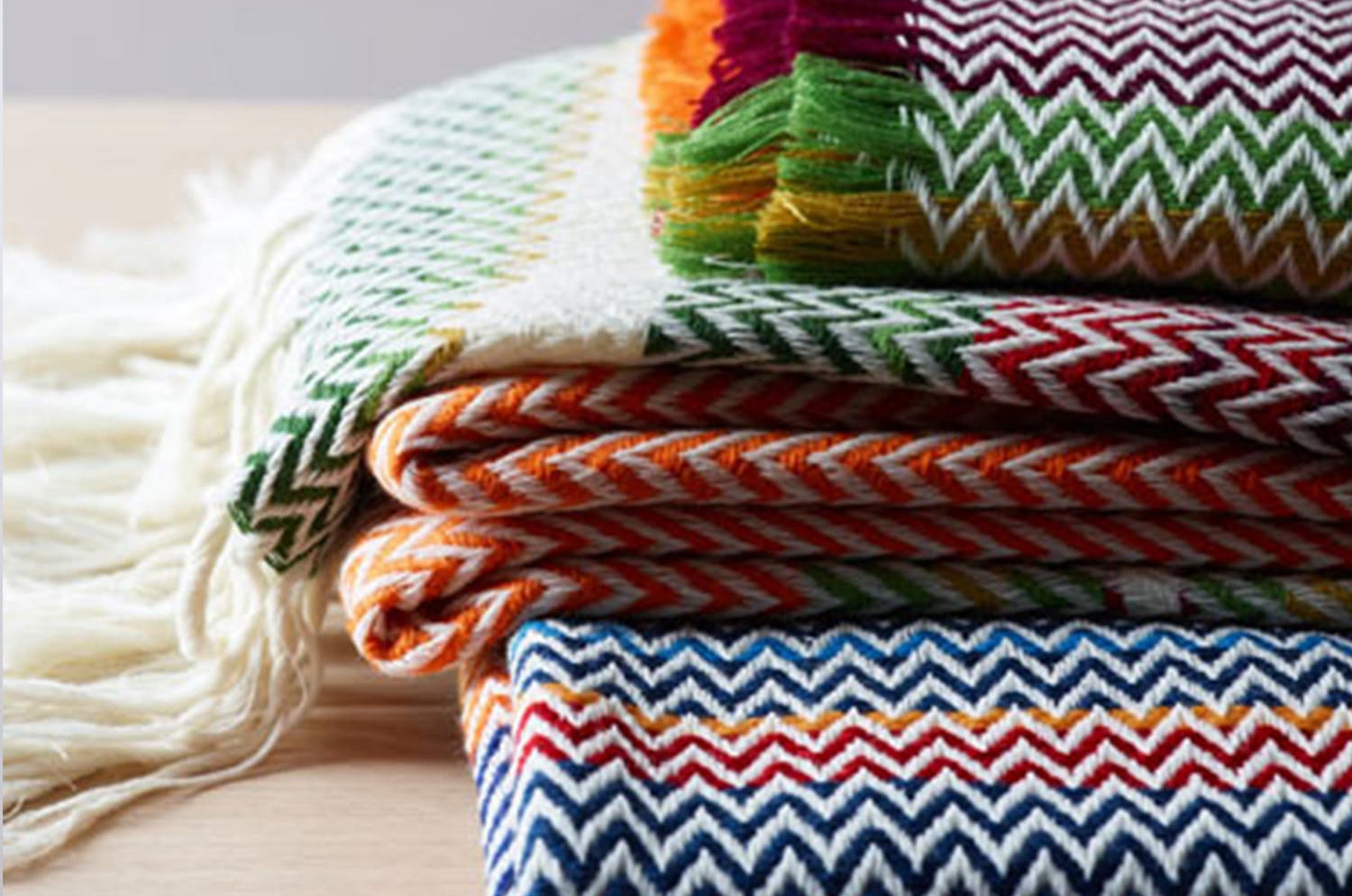 Bunad Blanket (multi color) ブーナッド ブランケット マルチカラー|Fram Oslo(フラムオスロ) - HOUSE OF JAPAN Shop