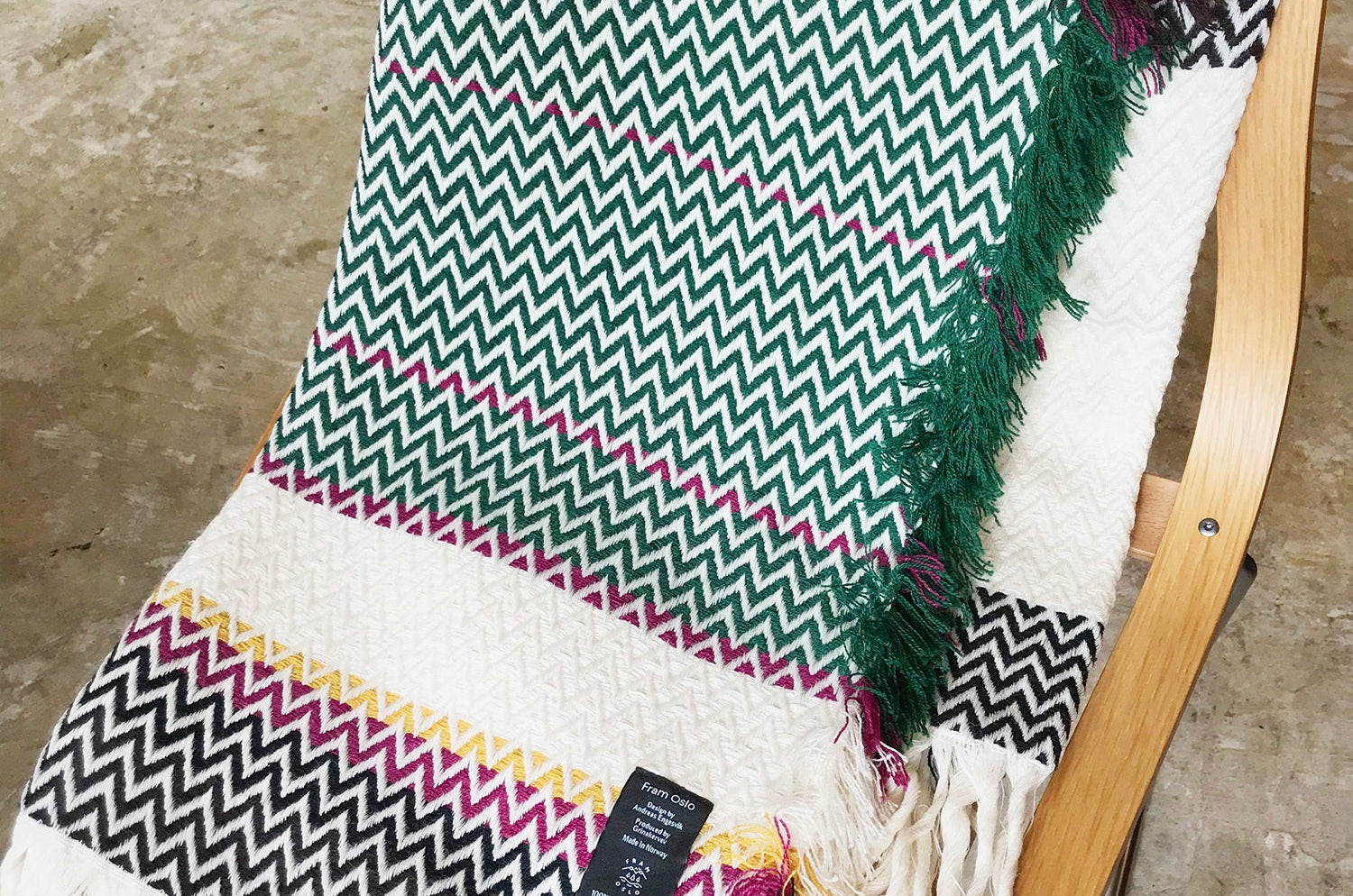 Bunad Blanket (multi color) ブーナッド ブランケット マルチカラー|Fram Oslo(フラムオスロ) - HOUSE OF JAPAN Shop