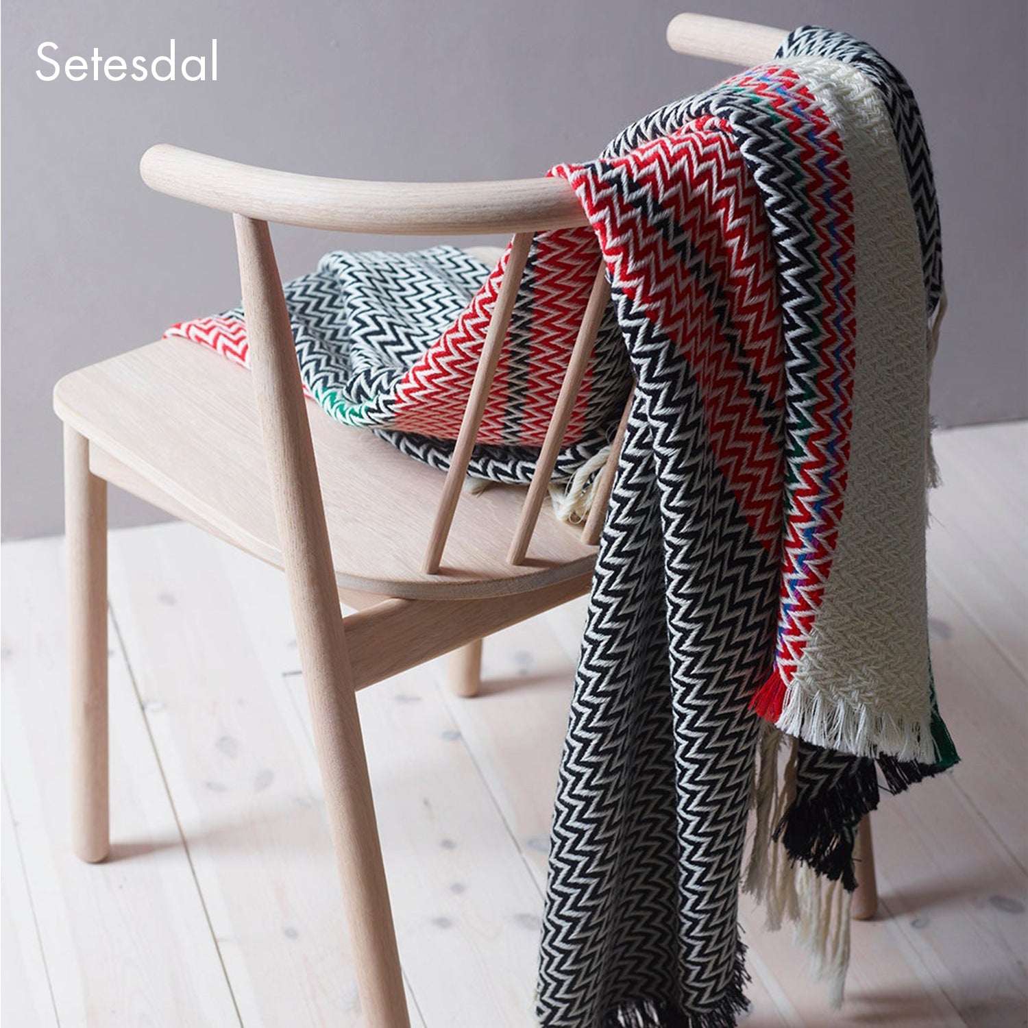 Bunad Blanket (multi color) ブーナッド ブランケット マルチカラー|Fram Oslo(フラムオスロ) - HOUSE OF JAPAN Shop