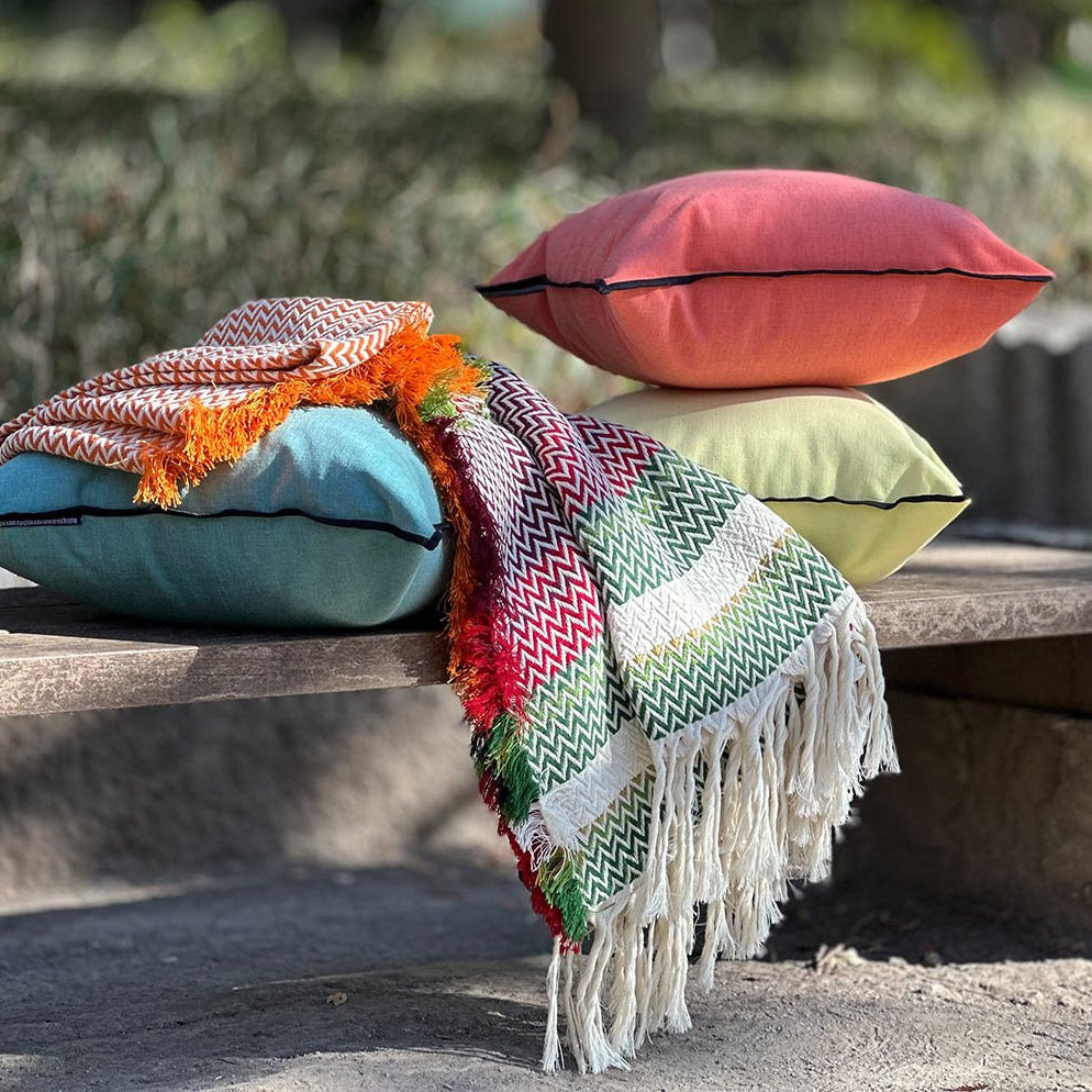 Bunad Blanket (multi color) ブーナッド ブランケット マルチカラー|Fram Oslo(フラムオスロ) - HOUSE OF JAPAN Shop