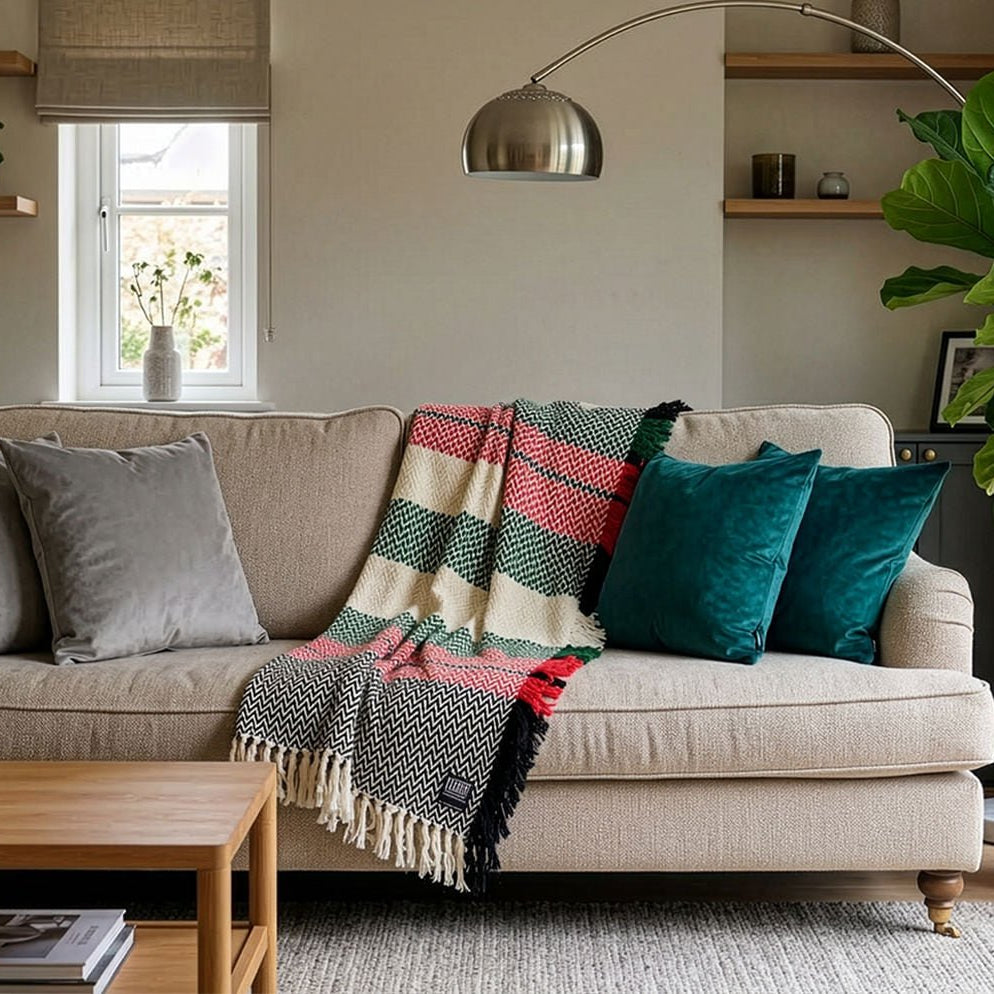 Bunad Blanket (multi color) ブーナッド ブランケット マルチカラー|Fram Oslo(フラムオスロ) - HOUSE OF JAPAN Shop