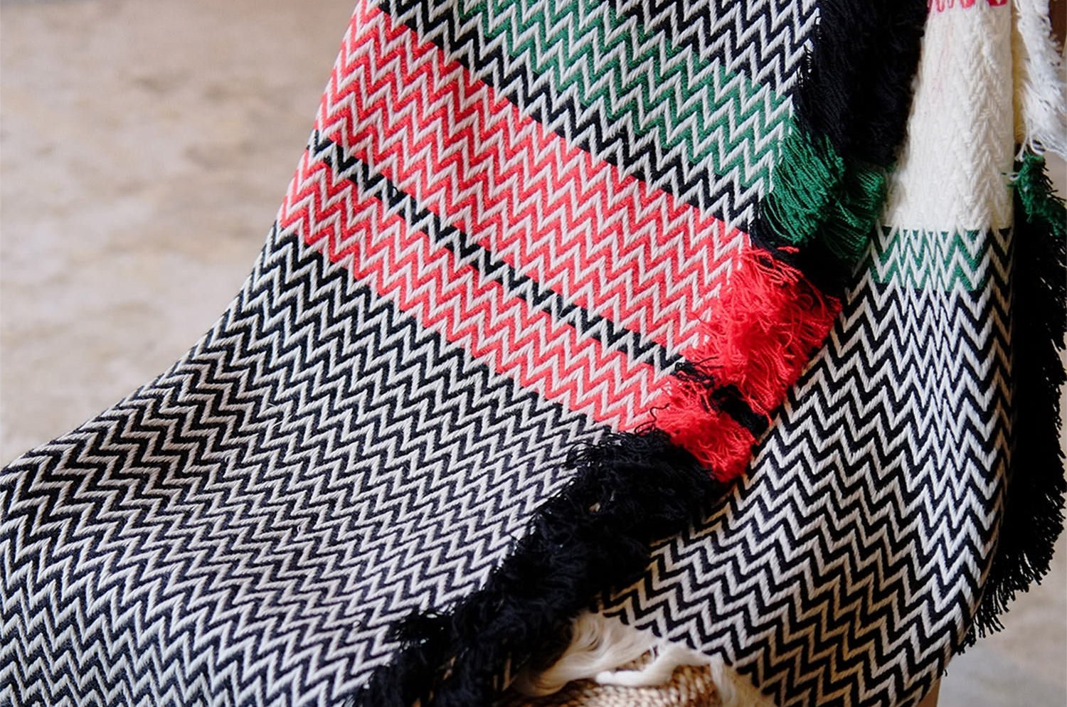 Bunad Blanket (multi color) ブーナッド ブランケット マルチカラー|Fram Oslo(フラムオスロ) - HOUSE OF JAPAN Shop