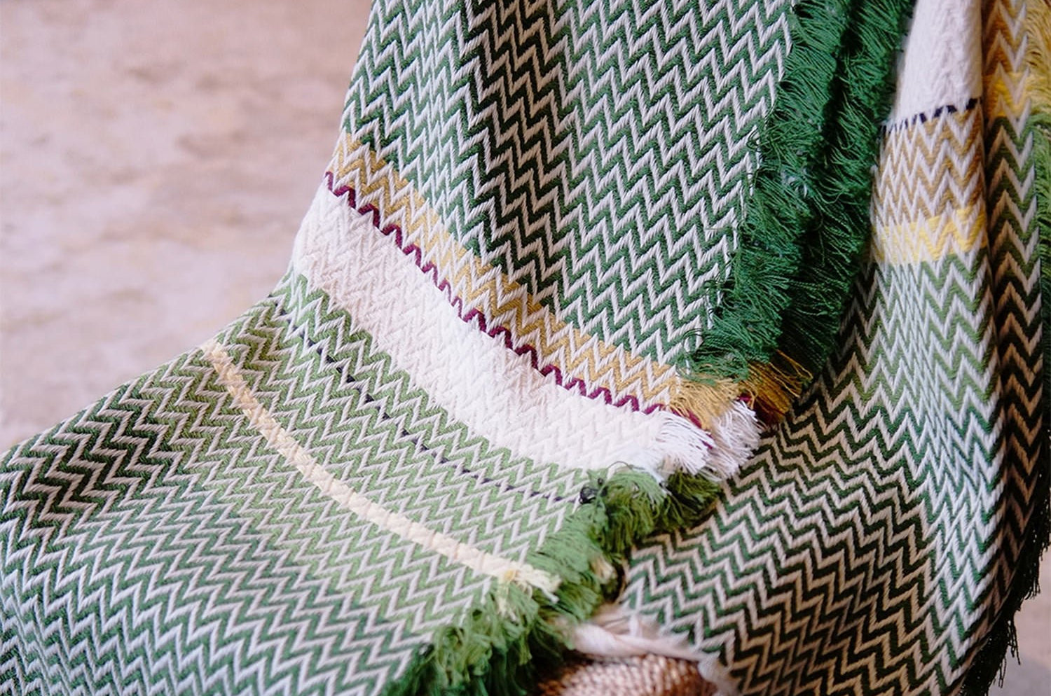 Bunad Blanket (multi color) ブーナッド ブランケット マルチカラー|Fram Oslo(フラムオスロ) - HOUSE OF JAPAN Shop