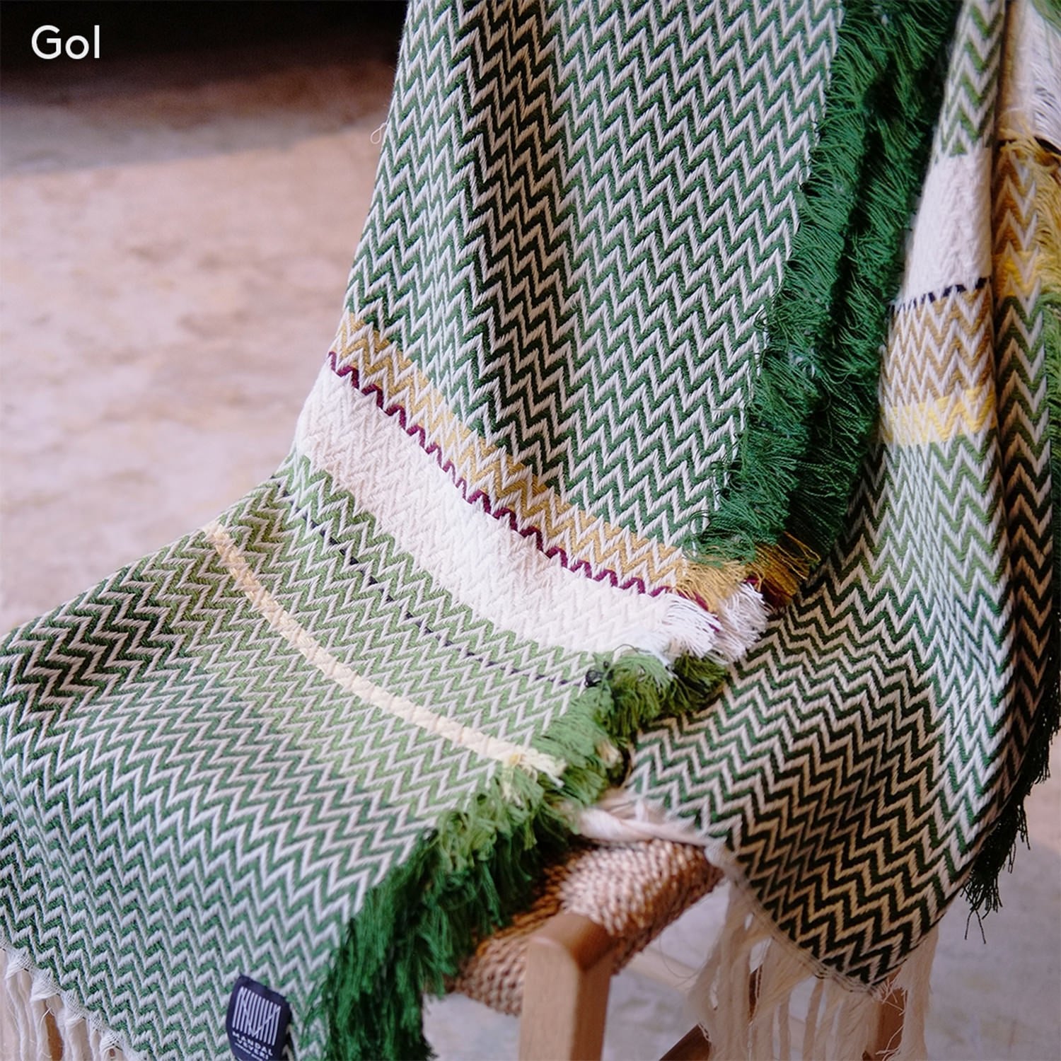 Bunad Blanket (multi color) ブーナッド ブランケット マルチカラー|Fram Oslo(フラムオスロ) - HOUSE OF JAPAN Shop