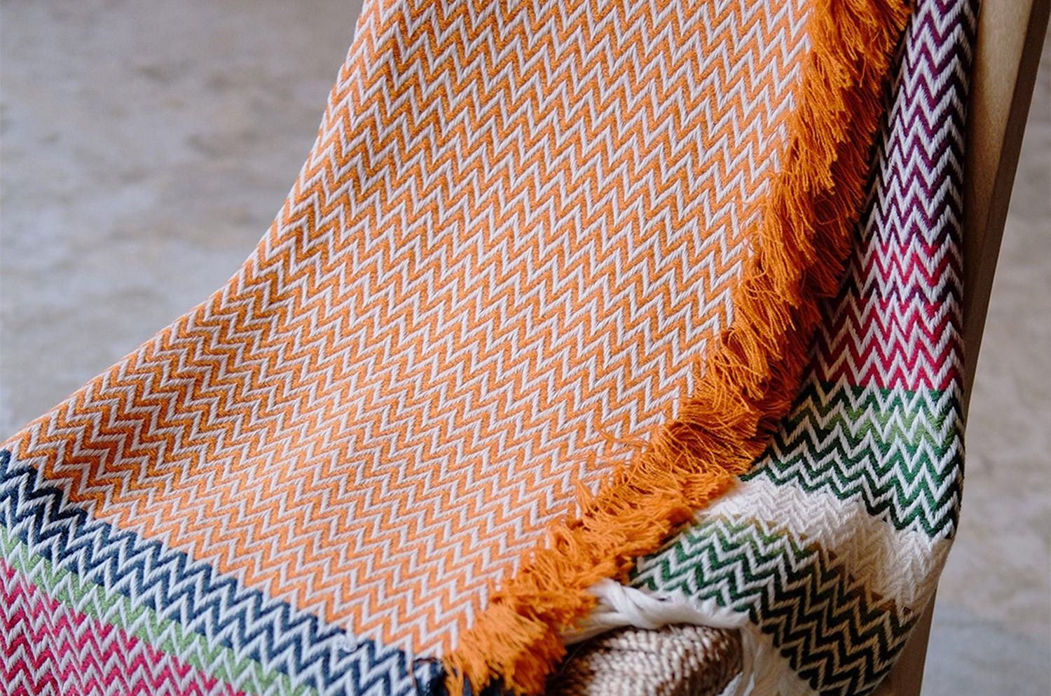 Bunad Blanket (multi color) ブーナッド ブランケット マルチカラー|Fram Oslo(フラムオスロ) - HOUSE OF JAPAN Shop
