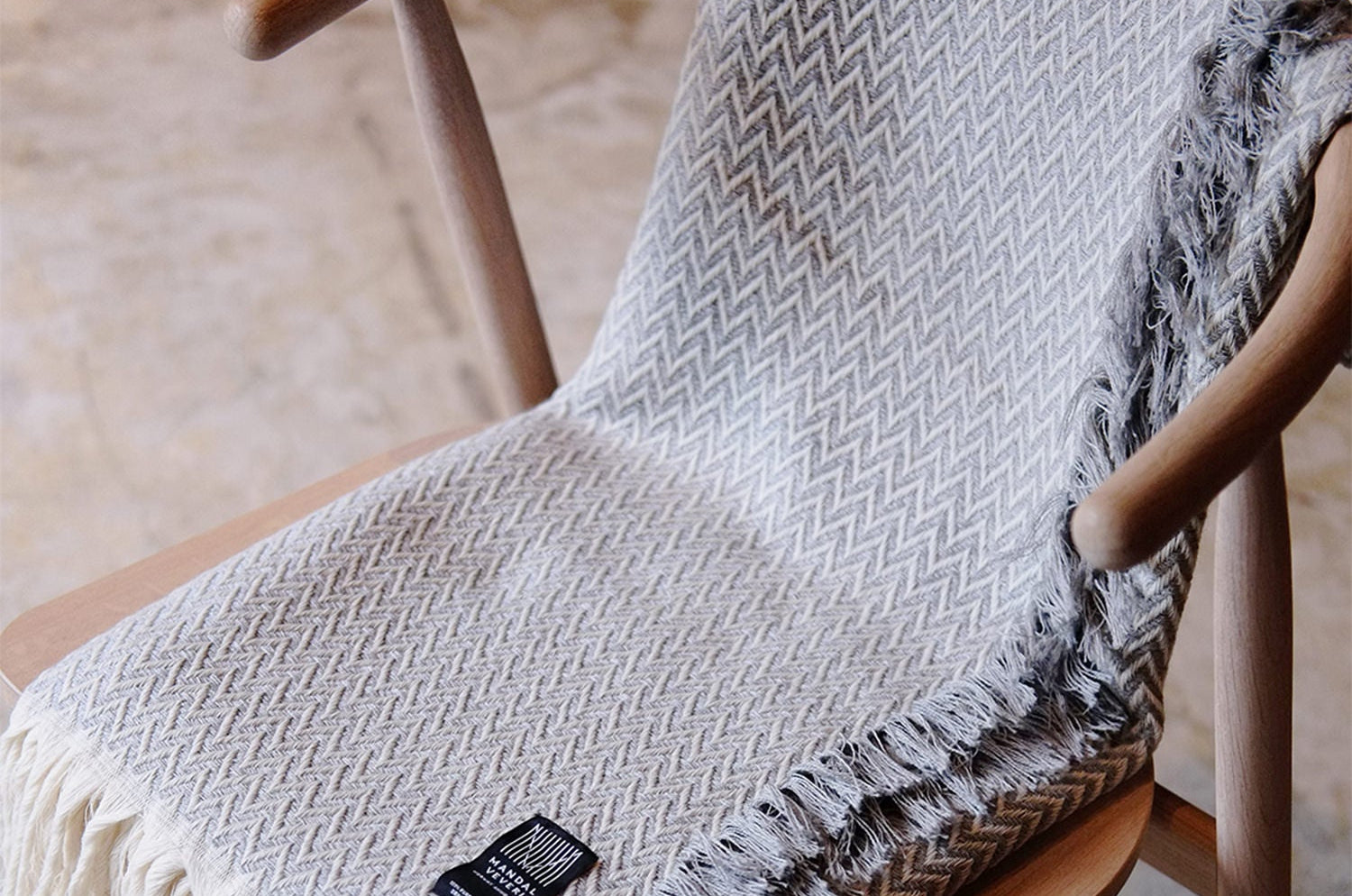 Bunad Blanket (single color) ブーナッド ブランケット シングルカラー|Fram Oslo(フラムオスロ) - HOUSE OF JAPAN Shop