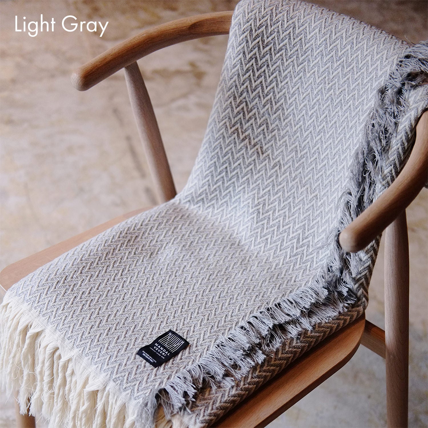 Bunad Blanket (single color) ブーナッド ブランケット シングルカラー|Fram Oslo(フラムオスロ) - HOUSE OF JAPAN Shop