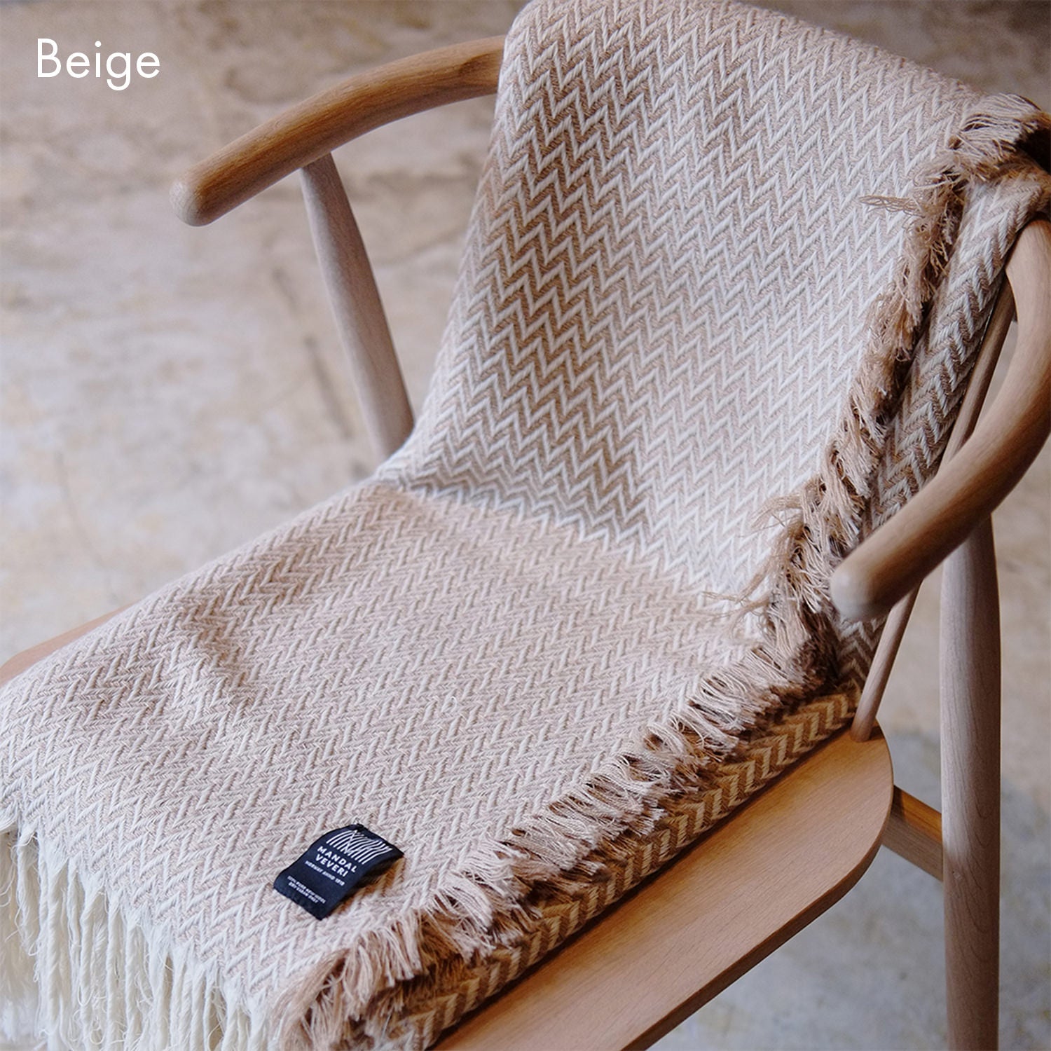 Bunad Blanket (single color) ブーナッド ブランケット シングルカラー|Fram Oslo(フラムオスロ) - HOUSE OF JAPAN Shop