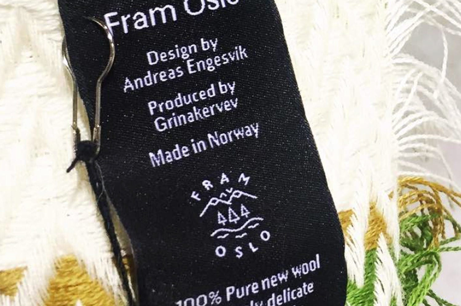 Bunad Blanket (single color) ブーナッド ブランケット シングルカラー|Fram Oslo(フラムオスロ) - HOUSE OF JAPAN Shop