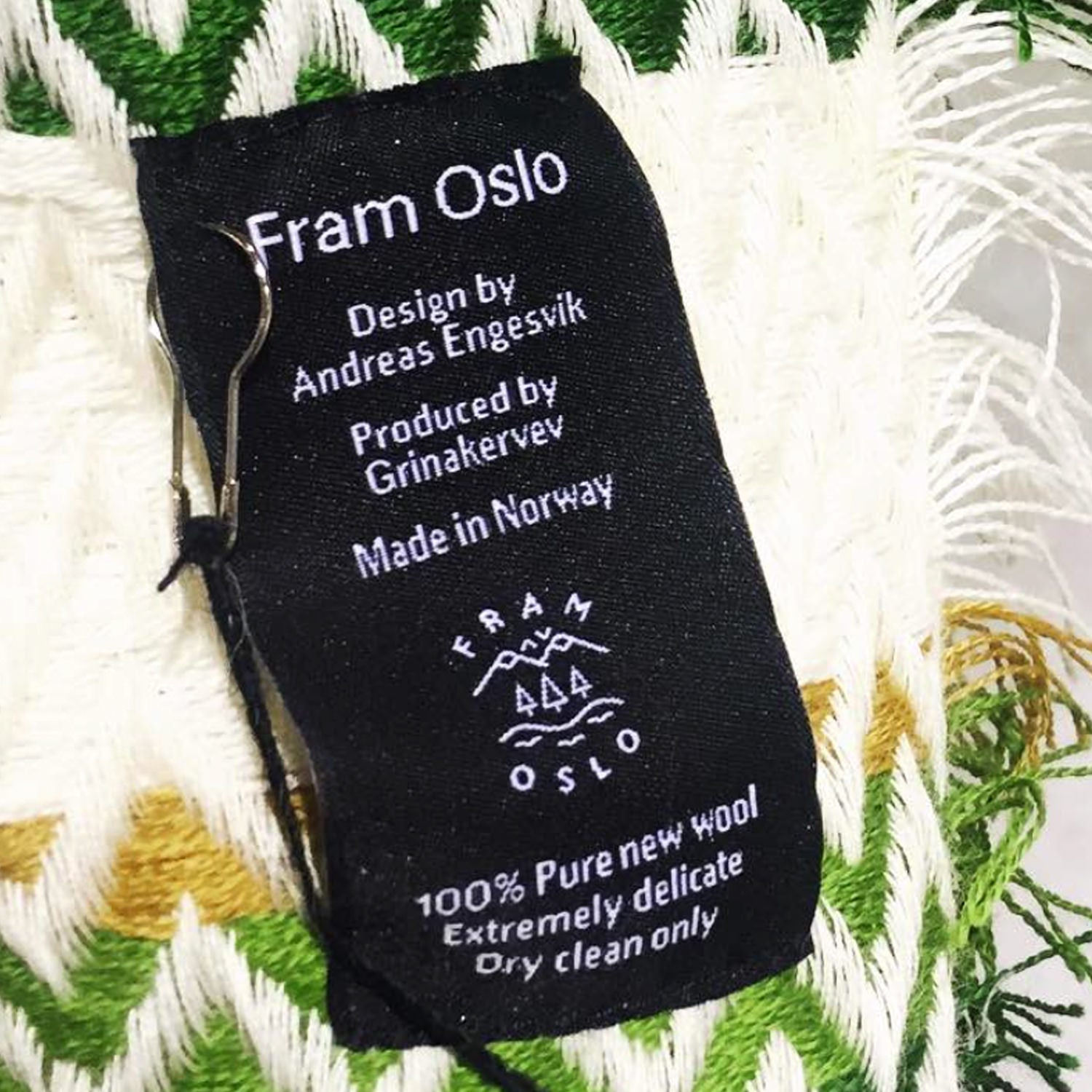 Bunad Blanket (single color) ブーナッド ブランケット シングルカラー|Fram Oslo(フラムオスロ) - HOUSE OF JAPAN Shop