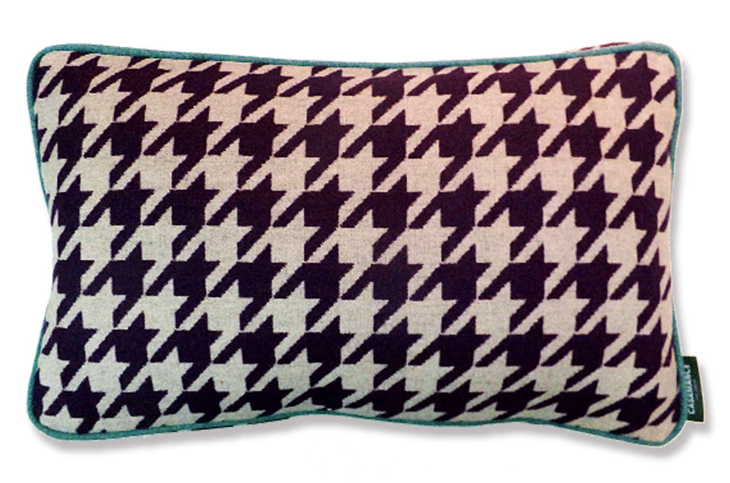 CASAMANCE(カサマンス)千鳥格子クッション ナイトパープル 50×30×5cm 中材付 - HOUSE OF JAPAN Shop