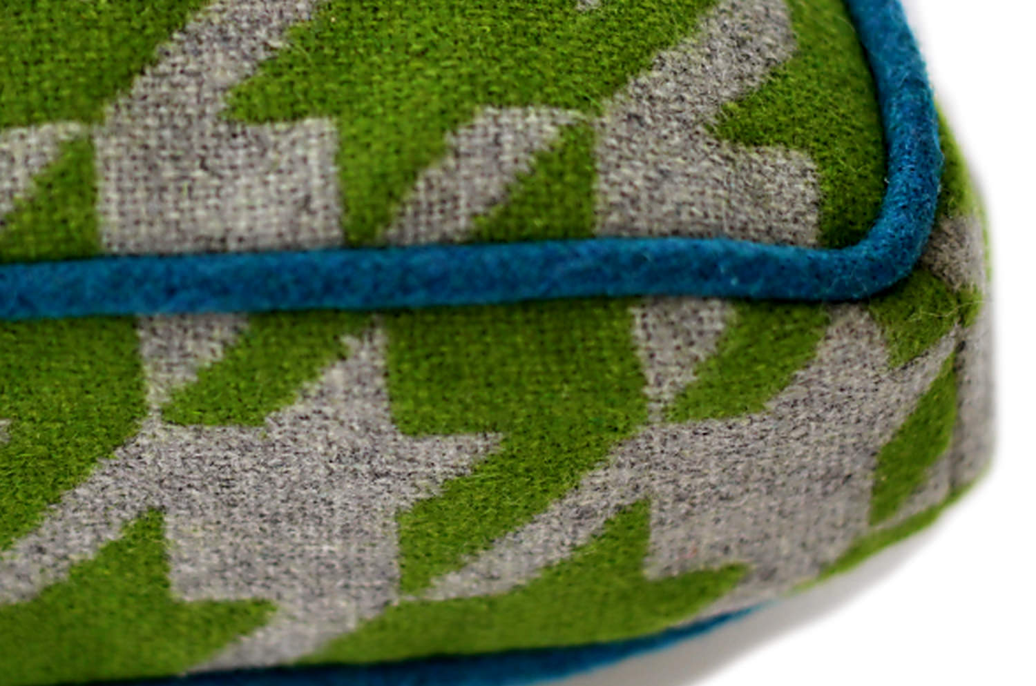 CASAMANCE(カサマンス)千鳥格子クッション ライムグリーン 50×30×5cm 中材付 - HOUSE OF JAPAN Shop