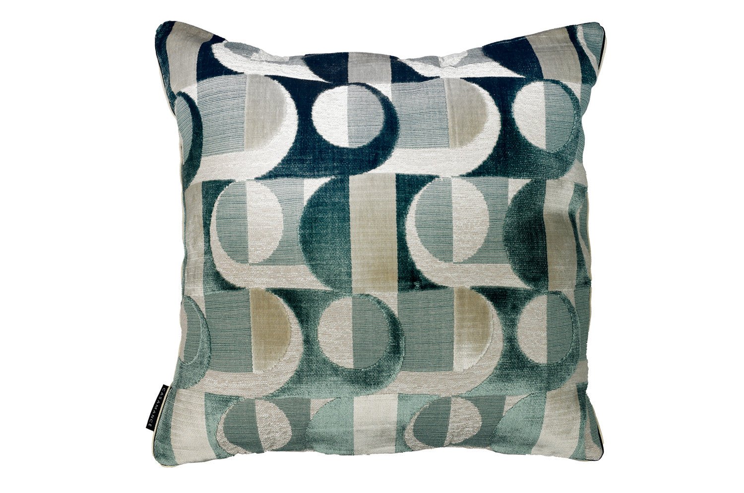 【海外取寄品】CASAMANCE ALLIANCE アリアンス クッションカバー(セラドン) 45×45cm - HOUSE OF JAPAN Shop