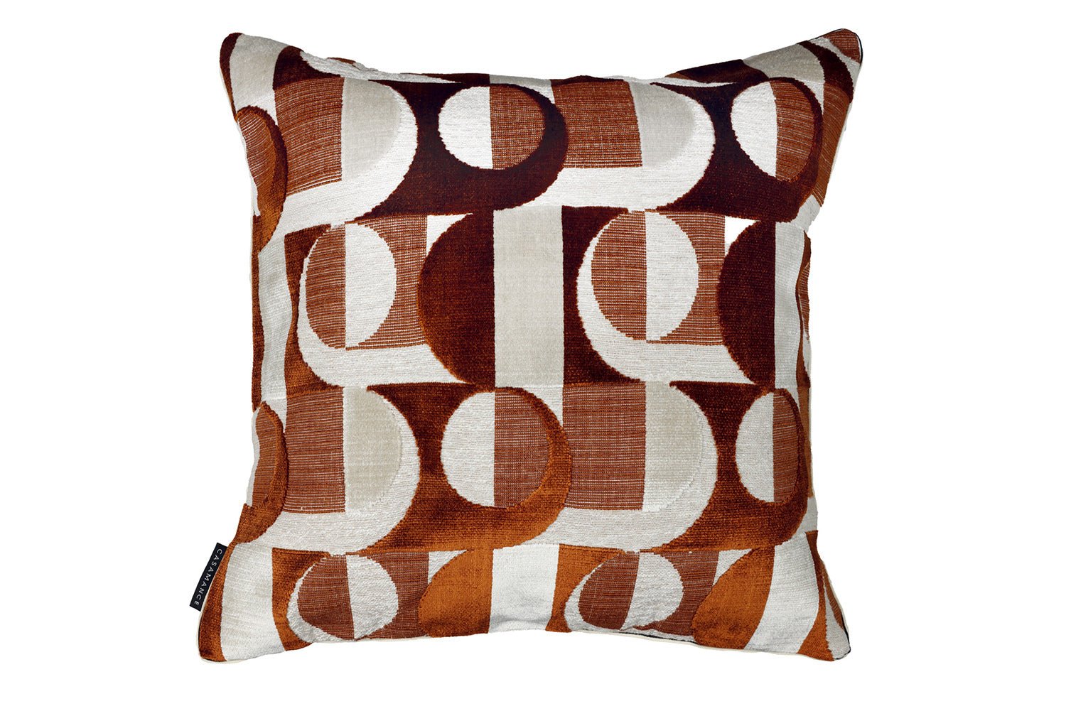 【海外取寄品】CASAMANCE ALLIANCE アリアンス クッションカバー(アカジュ) 45×45cm - HOUSE OF JAPAN Shop