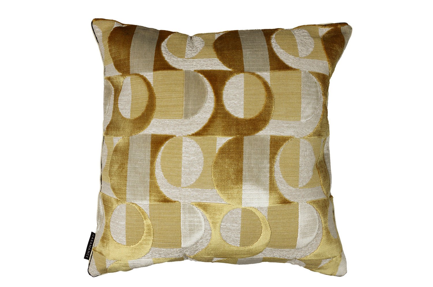 【海外取寄品】CASAMANCE ALLIANCE アリアンス クッションカバー(ムタード) 45×45cm - HOUSE OF JAPAN Shop