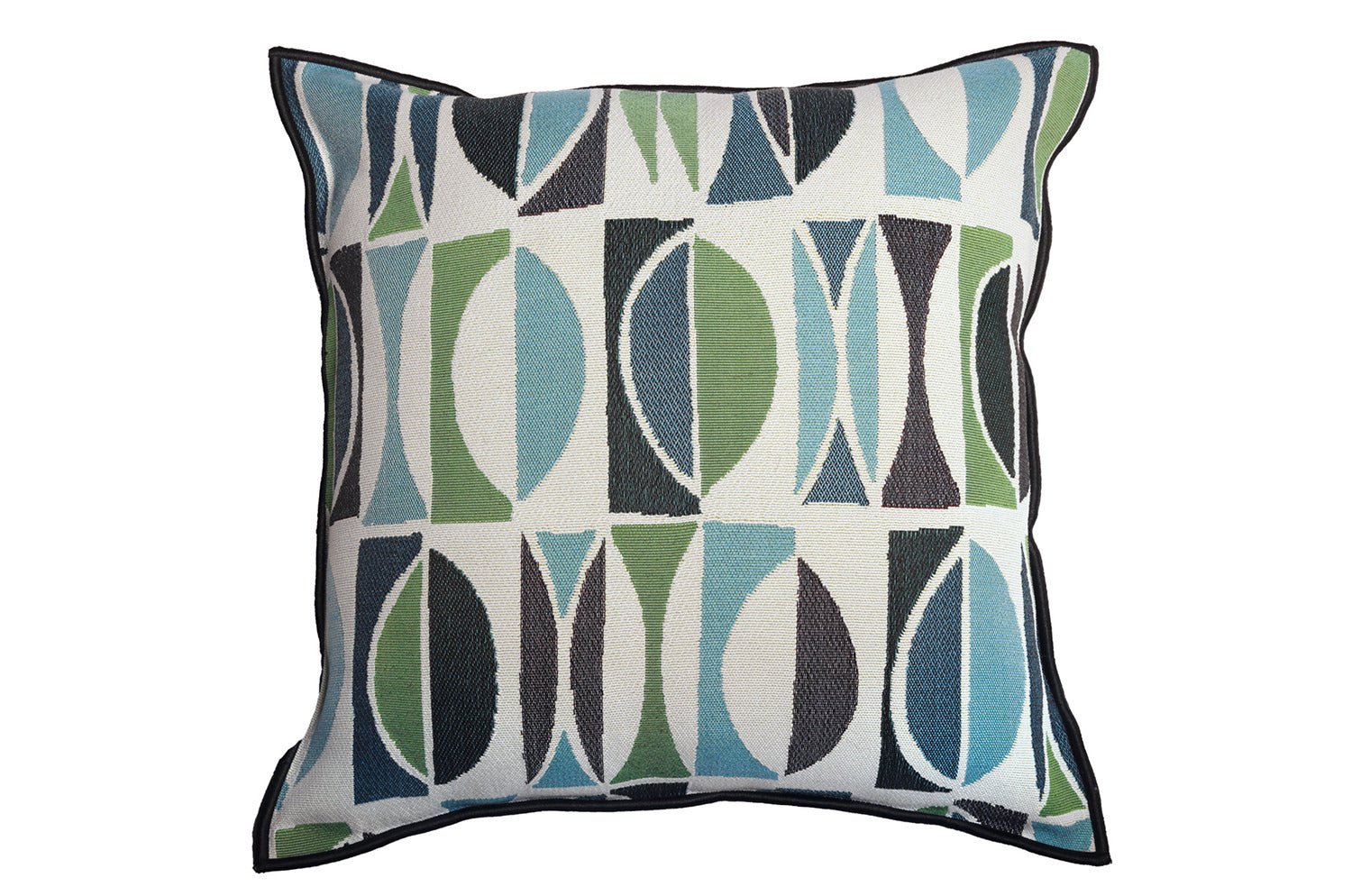 【海外取寄品】CASAMANCE AMALFI アマルフィ クッションカバー(ヴェール ターコイズ) 45×45cm - HOUSE OF JAPAN Shop