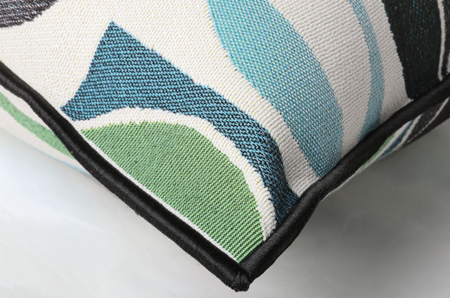 【海外取寄品】CASAMANCE AMALFI アマルフィ クッションカバー(ヴェール ターコイズ) 45×45cm - HOUSE OF JAPAN Shop