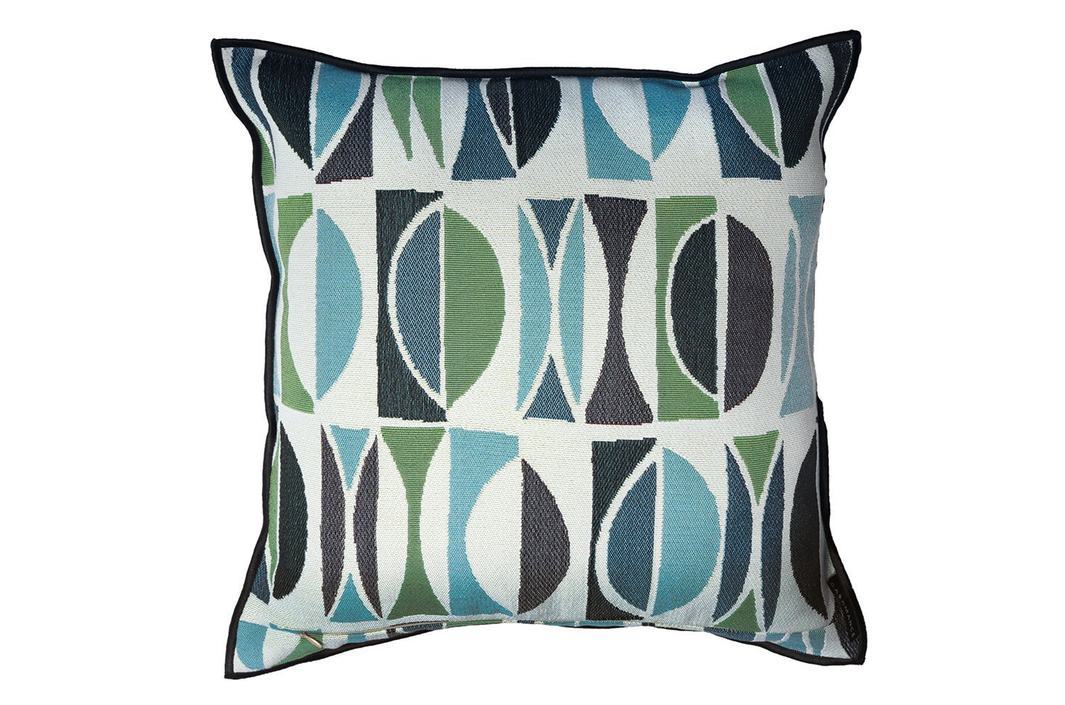 【海外取寄品】CASAMANCE AMALFI アマルフィ クッションカバー(ヴェール ターコイズ) 45×45cm - HOUSE OF JAPAN Shop