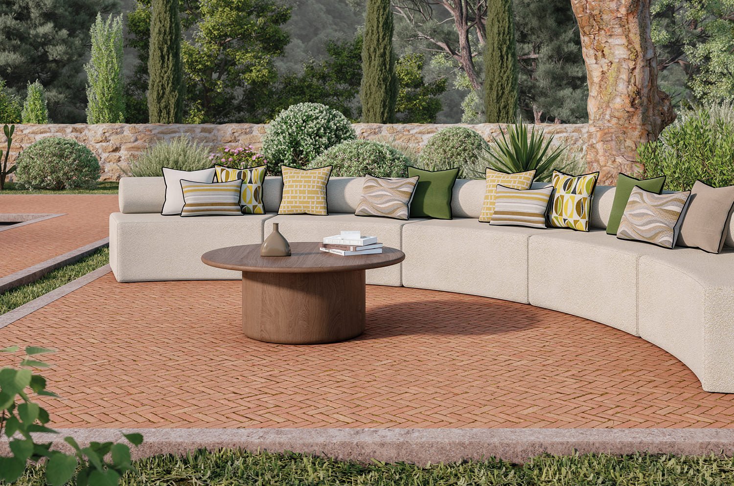 【海外取寄品】CASAMANCE AMALFI アマルフィ クッションカバー(ヴェール ジョヌ) 45×45cm - HOUSE OF JAPAN Shop