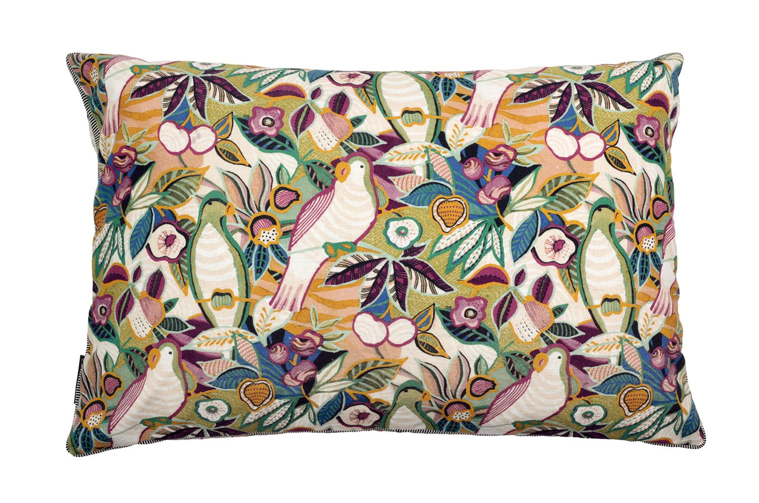 【海外取寄品】CASAMANCE ARA アラ クッション(オリーブ ヴィオレ) 60×40cm 中材付 - HOUSE OF JAPAN Shop