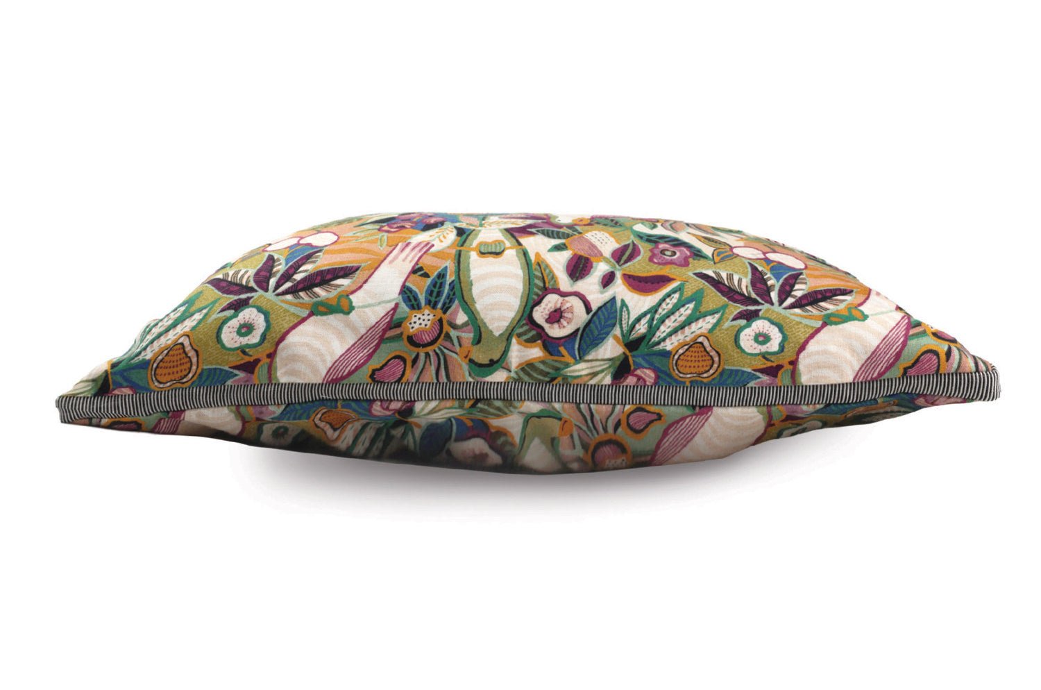 【海外取寄品】CASAMANCE ARA アラ クッション(オリーブ ヴィオレ) 60×40cm 中材付 - HOUSE OF JAPAN Shop