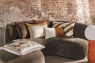 【海外取寄品】CASAMANCE AURORE オウロール クッション(オリーブ プープル) 60×40cm 中材付 - HOUSE OF JAPAN Shop