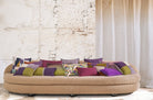 【海外取寄品】CASAMANCE AURORE オウロール クッション(イヴォワール キャメル) 60×40cm 中材付 - HOUSE OF JAPAN Shop