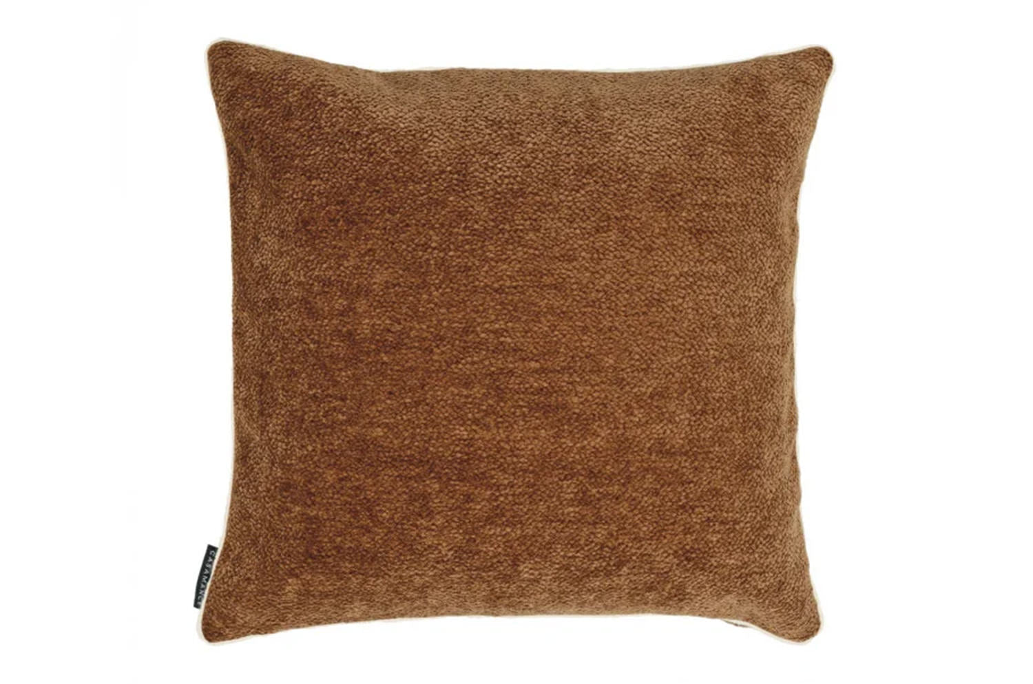 【海外取寄品】CASAMANCE CHROMA クロマ クッションカバー(Acajou) 45×45cm - HOUSE OF JAPAN Shop