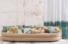 【海外取寄品】CASAMANCE CONVOITISE コンヴォワティズ クッション(ベージュ ローズ) 60×40cm 中材付 - HOUSE OF JAPAN Shop