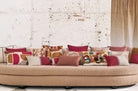 【海外取寄品】CASAMANCE CONVOITISE コンヴォワティズ クッション(ベージュ ローズ) 60×40cm 中材付 - HOUSE OF JAPAN Shop