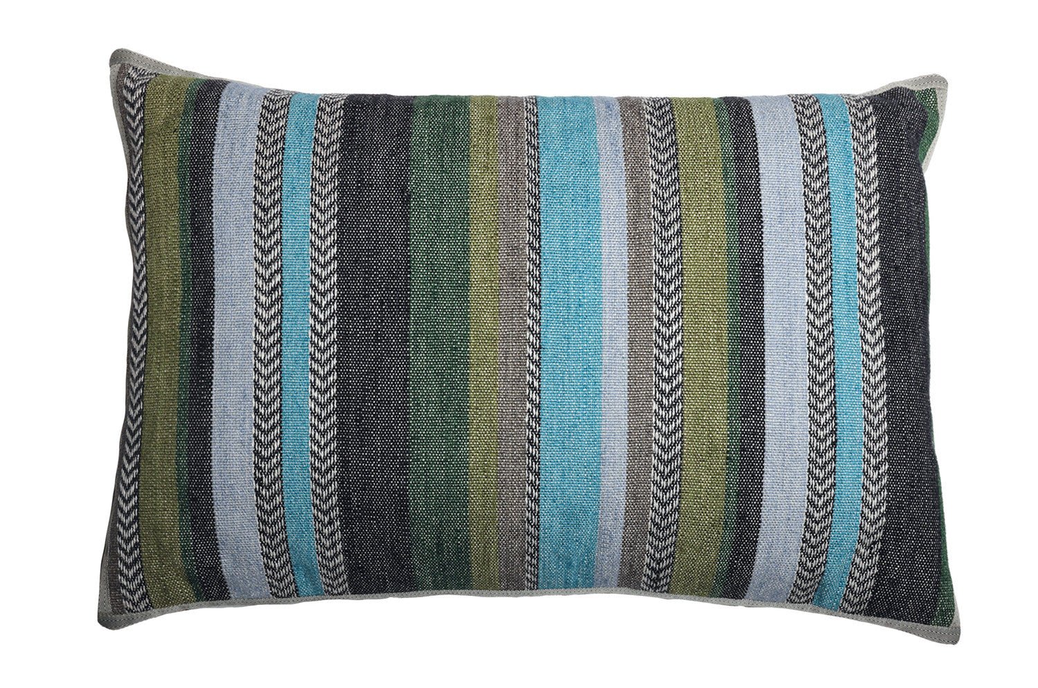 【海外取寄品】CASAMANCE COSTA NOVA コスタノヴァ クッション(ターコイズ エメロウド) 60×40cm 中材付 - HOUSE OF JAPAN Shop