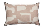 【海外取寄品】CASAMANCE ENTRELACS オントルラック クッション(ローズ プードル) 60×40cm 中材付 - HOUSE OF JAPAN Shop