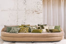 【海外取寄品】CASAMANCE ENTRELACS オントルラック クッション(カーキ) 60×40cm 中材付 - HOUSE OF JAPAN Shop