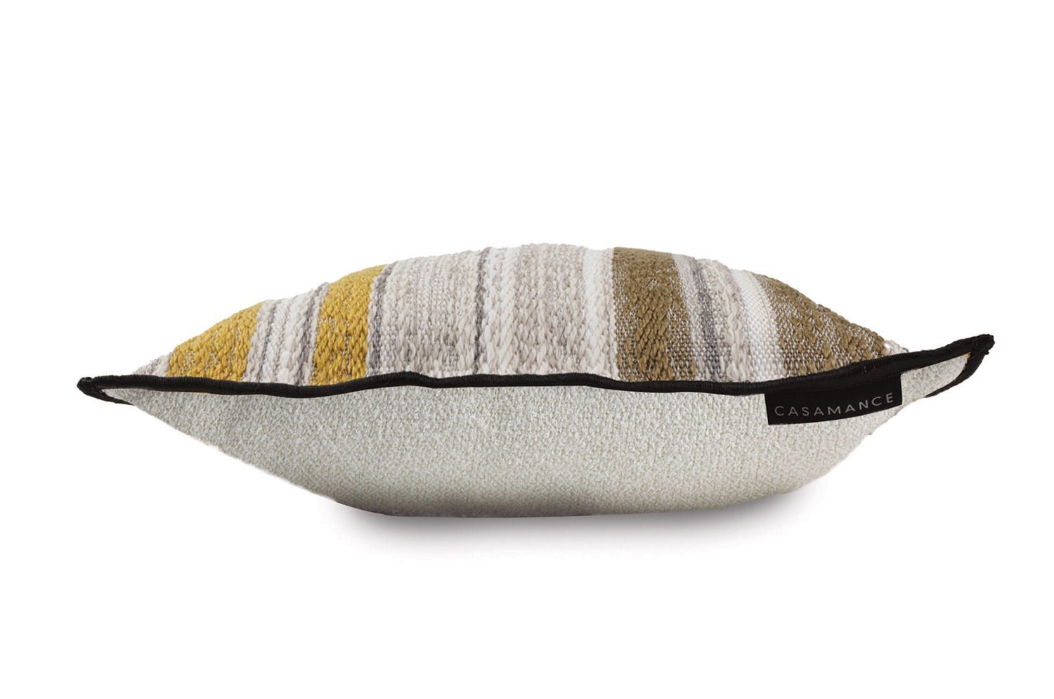 【海外取寄品】CASAMANCE ESPANTO エスパント クッション(ジョヌ カーキ) 50×30cm 中材付 - HOUSE OF JAPAN Shop