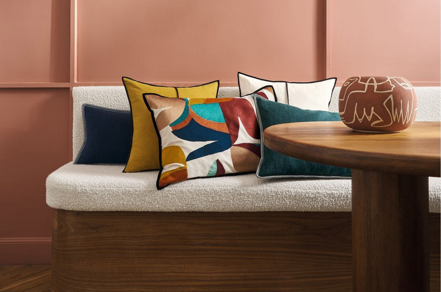 【海外取寄品】CASAMANCE FLIRT フラート クッション(トパーズ) 60×40cm 中材付 - HOUSE OF JAPAN Shop