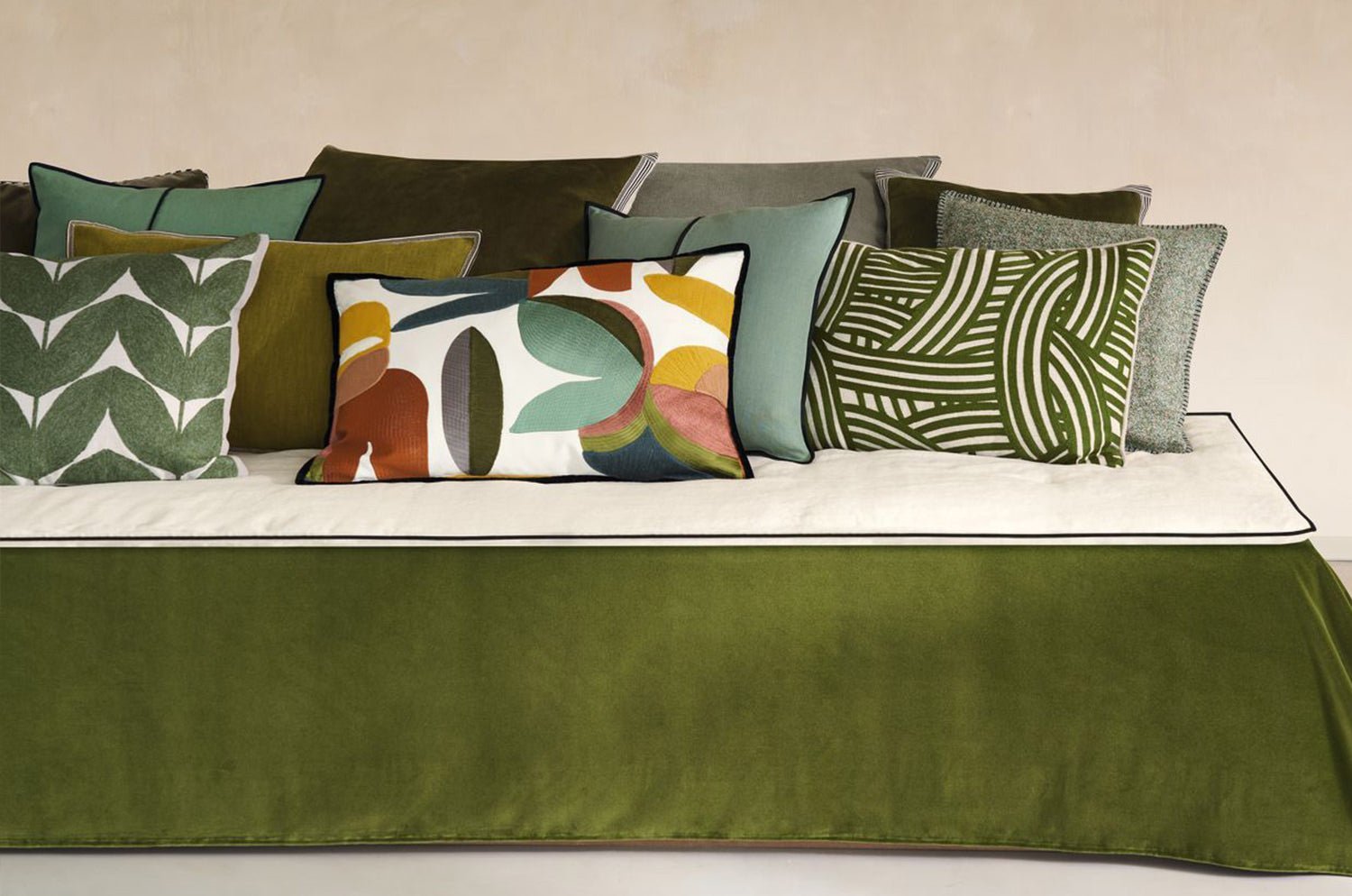 【海外取寄品】CASAMANCE FLIRT フラート クッション(アンブル) 60×40cm 中材付 - HOUSE OF JAPAN Shop